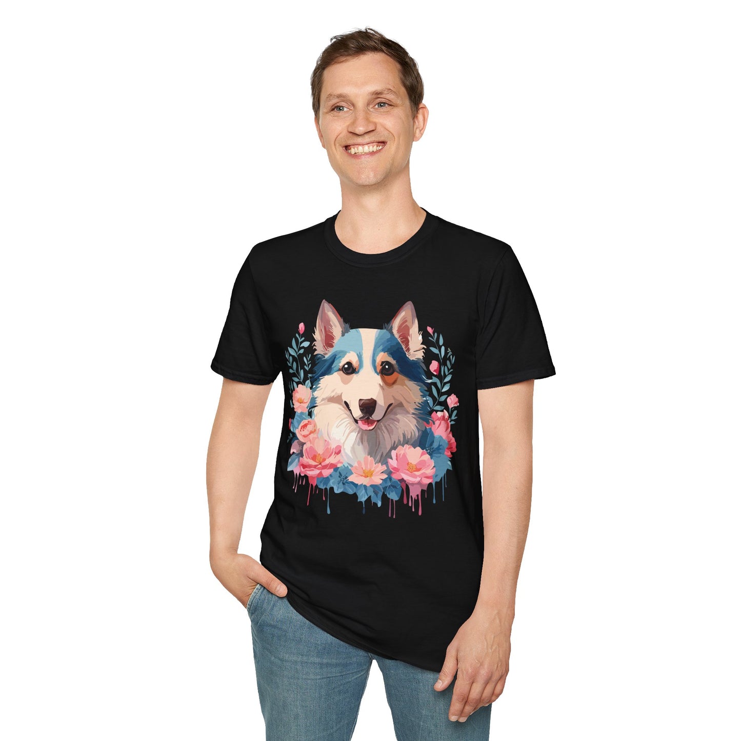Dog Shirt, Shirt with Dog, Animal Tee, Shirt with Animals
