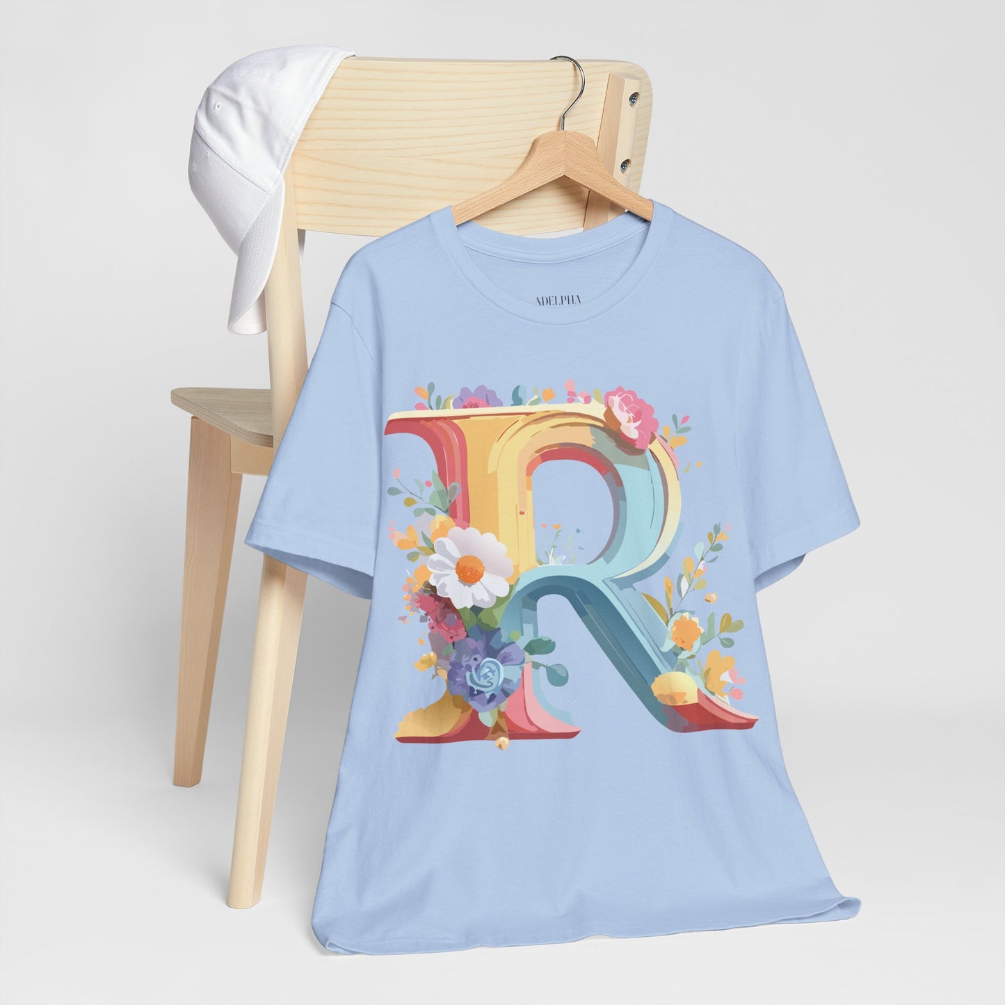 Letter Shirt, Letter R Shirt - ADELPHA