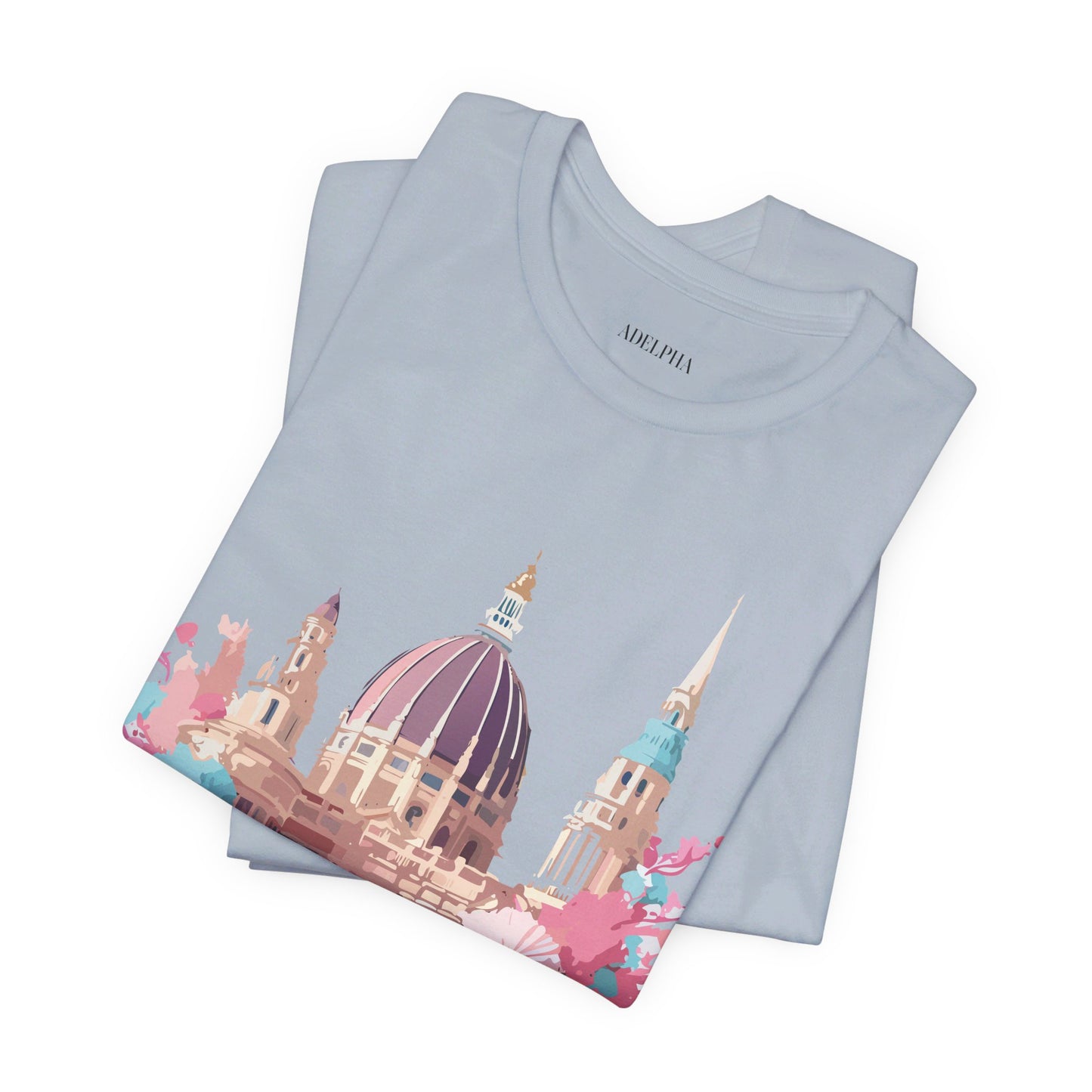 Natural Cotton Tee Shirt - Beautiful Places Collection - Vienna Printify