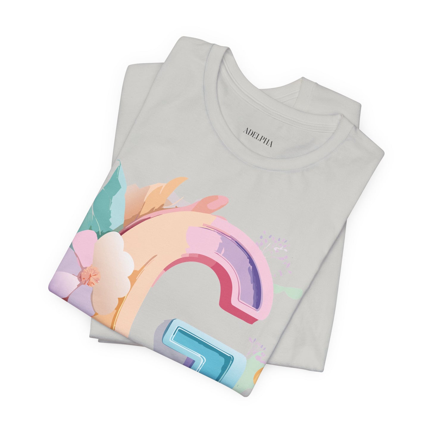 Natural Cotton Tee Shirt - Letters Collection - G Printify