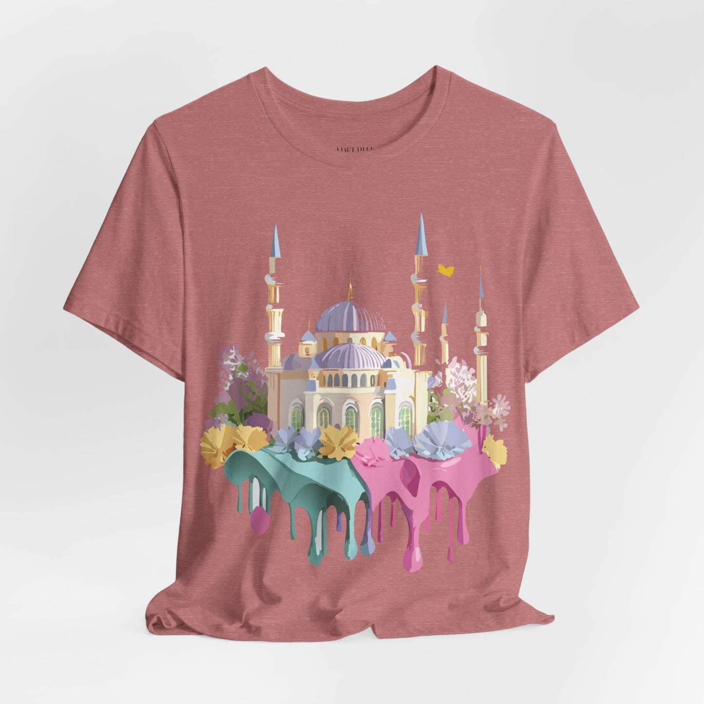 Natural Cotton Tee Shirt - Istanbul, Turkey Printify