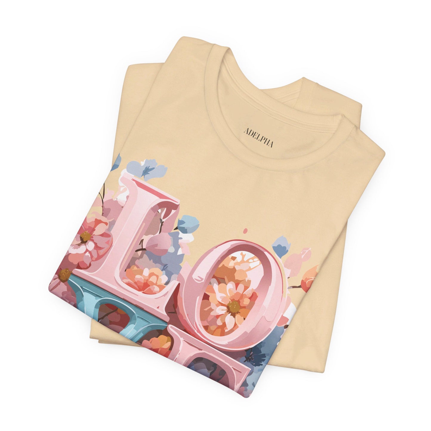 Natural Cotton Tee Shirt - Love story Collection Printify