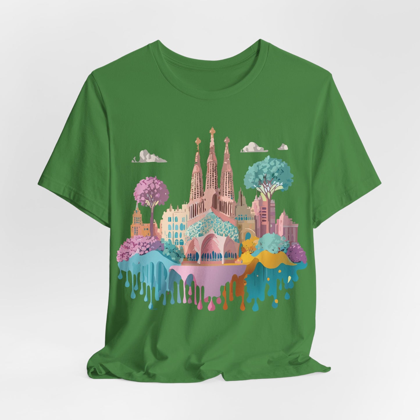 Tourist Shirt, Shirt with Barcelona - ADELPHA
