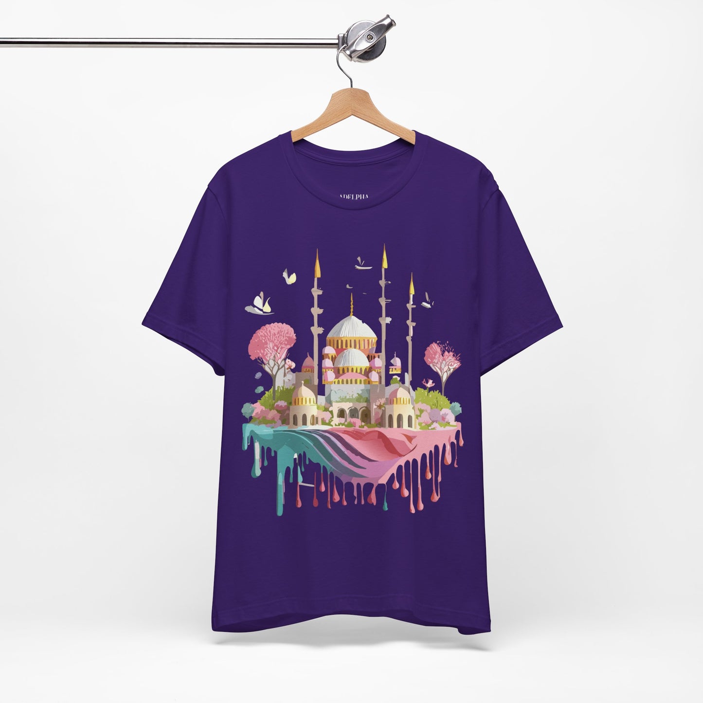 Natural Cotton Tee Shirt - Istanbul, Turkey Printify