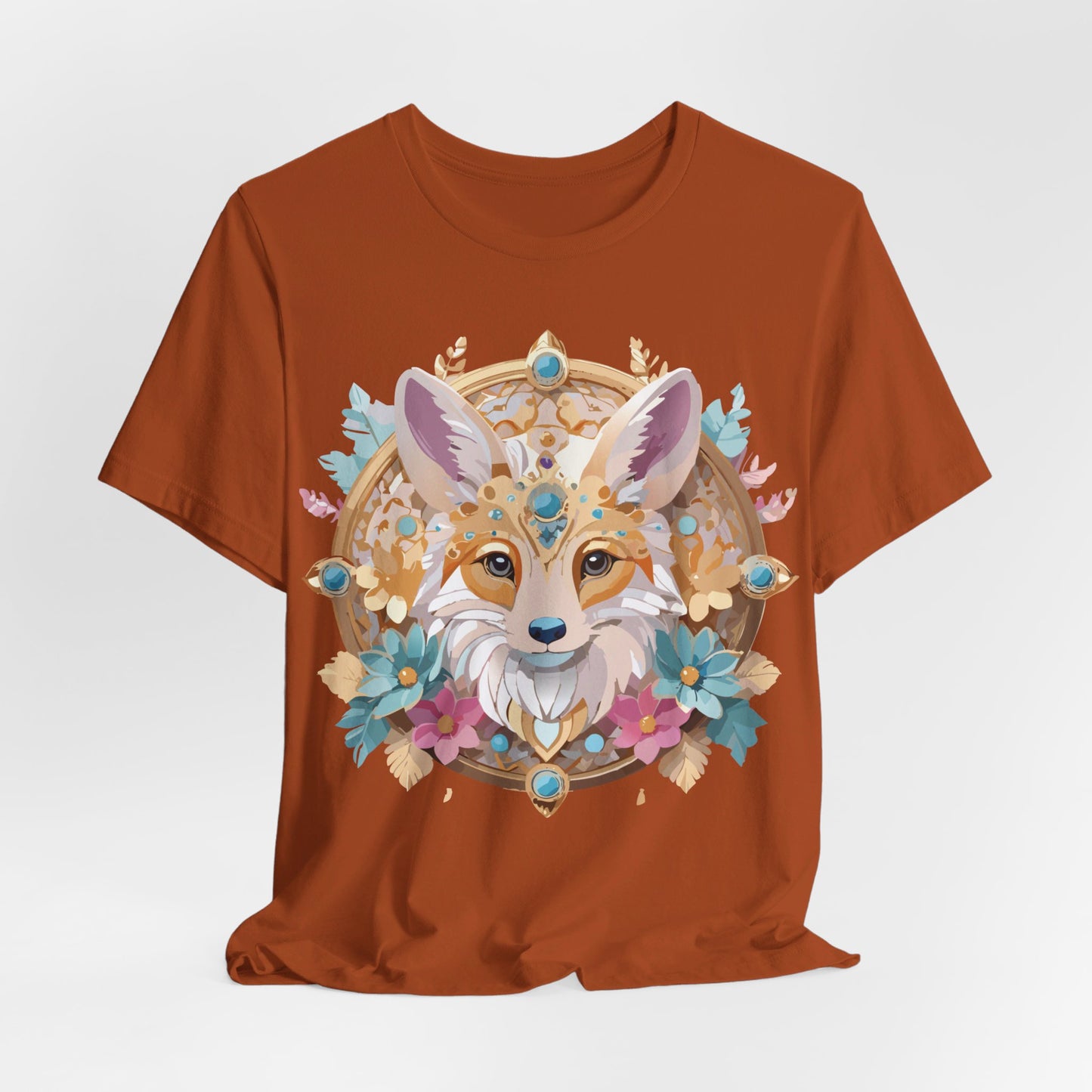 Natural Cotton Tee Shirt - Medallion Collection Printify