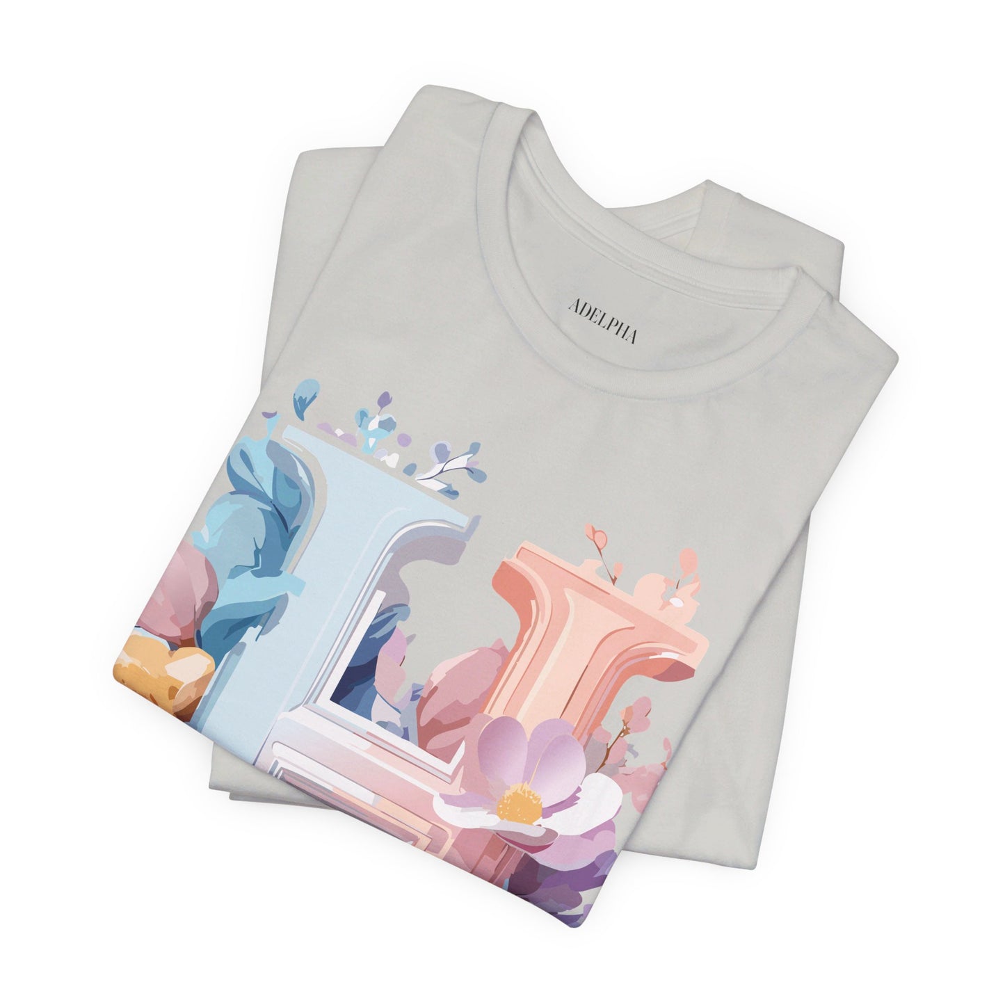 Natural Cotton Tee Shirt - Letters Collection - H Printify