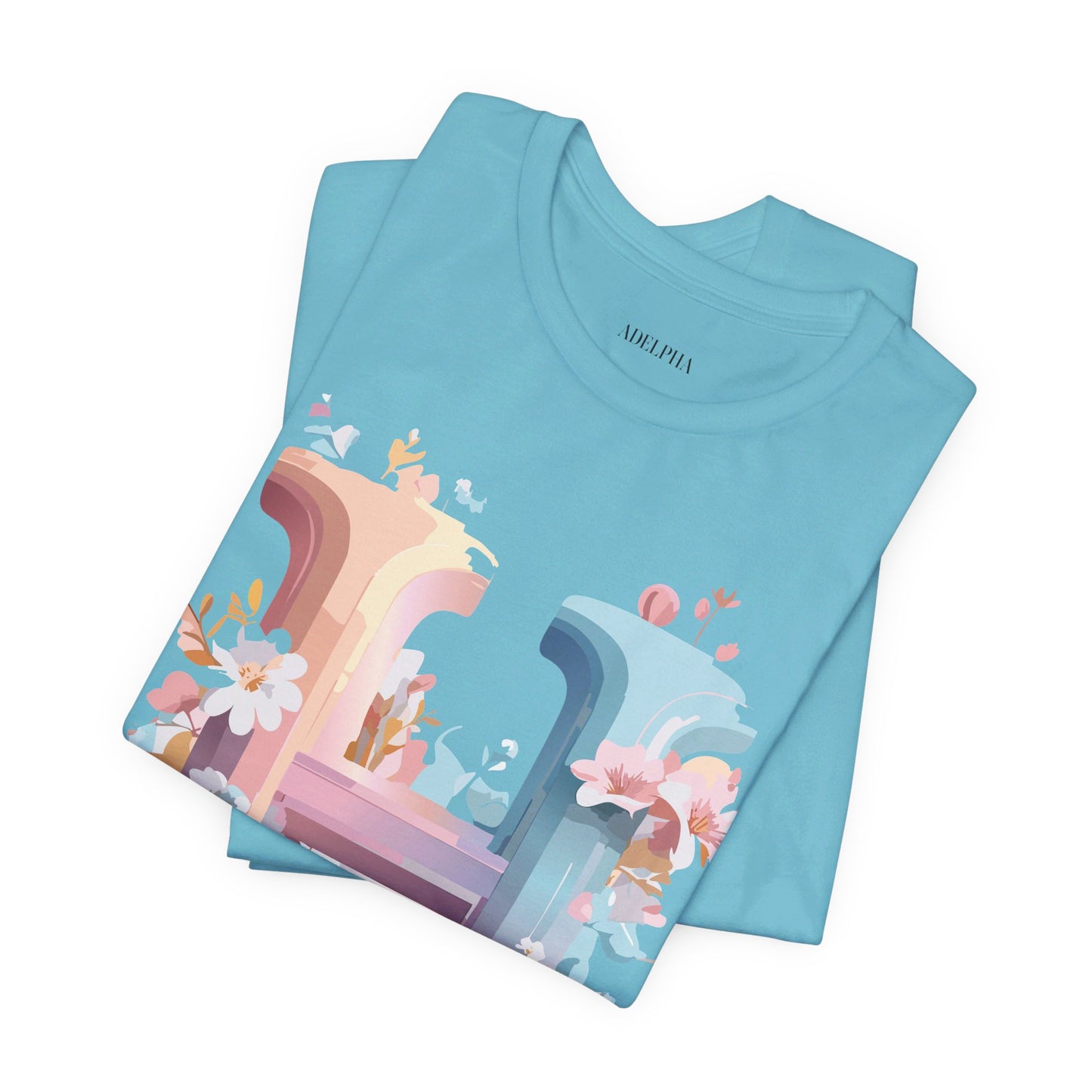 Natural Cotton Tee Shirt - Letters Collection - H Printify