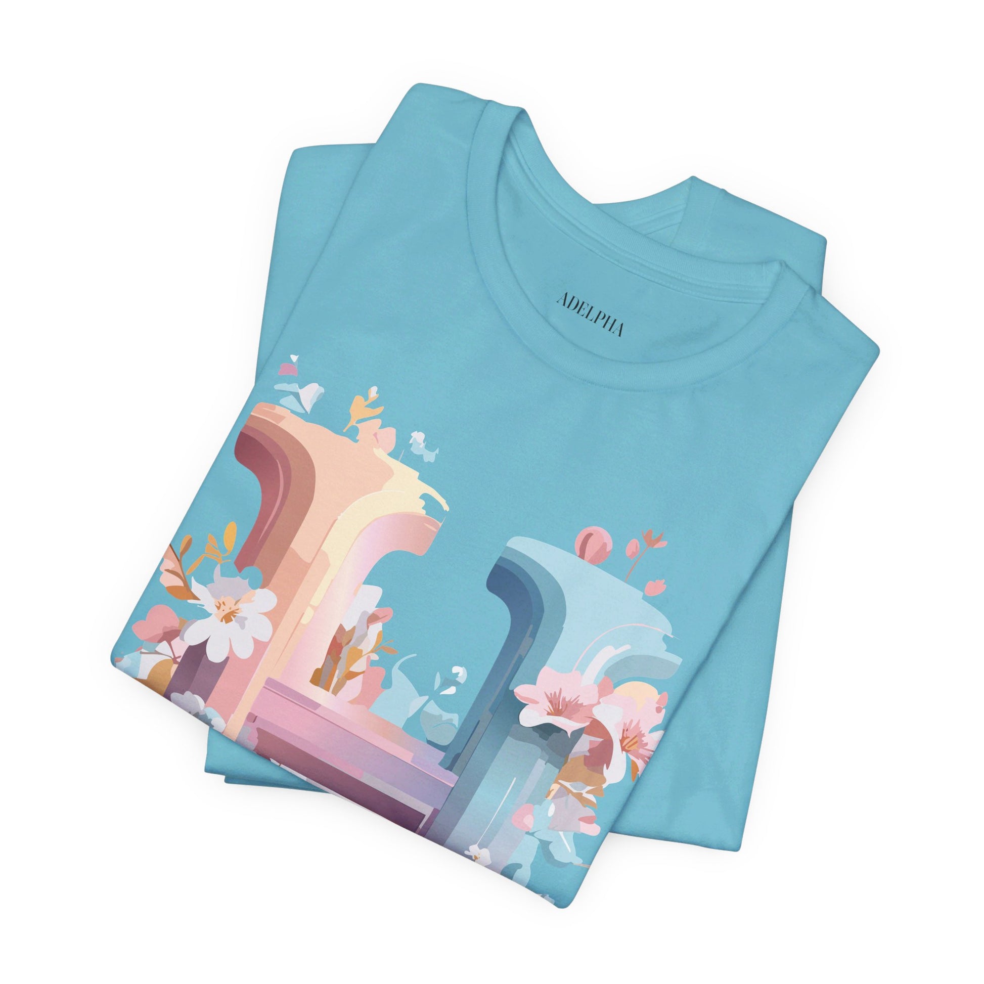 Natural Cotton Tee Shirt - Letters Collection - H Printify