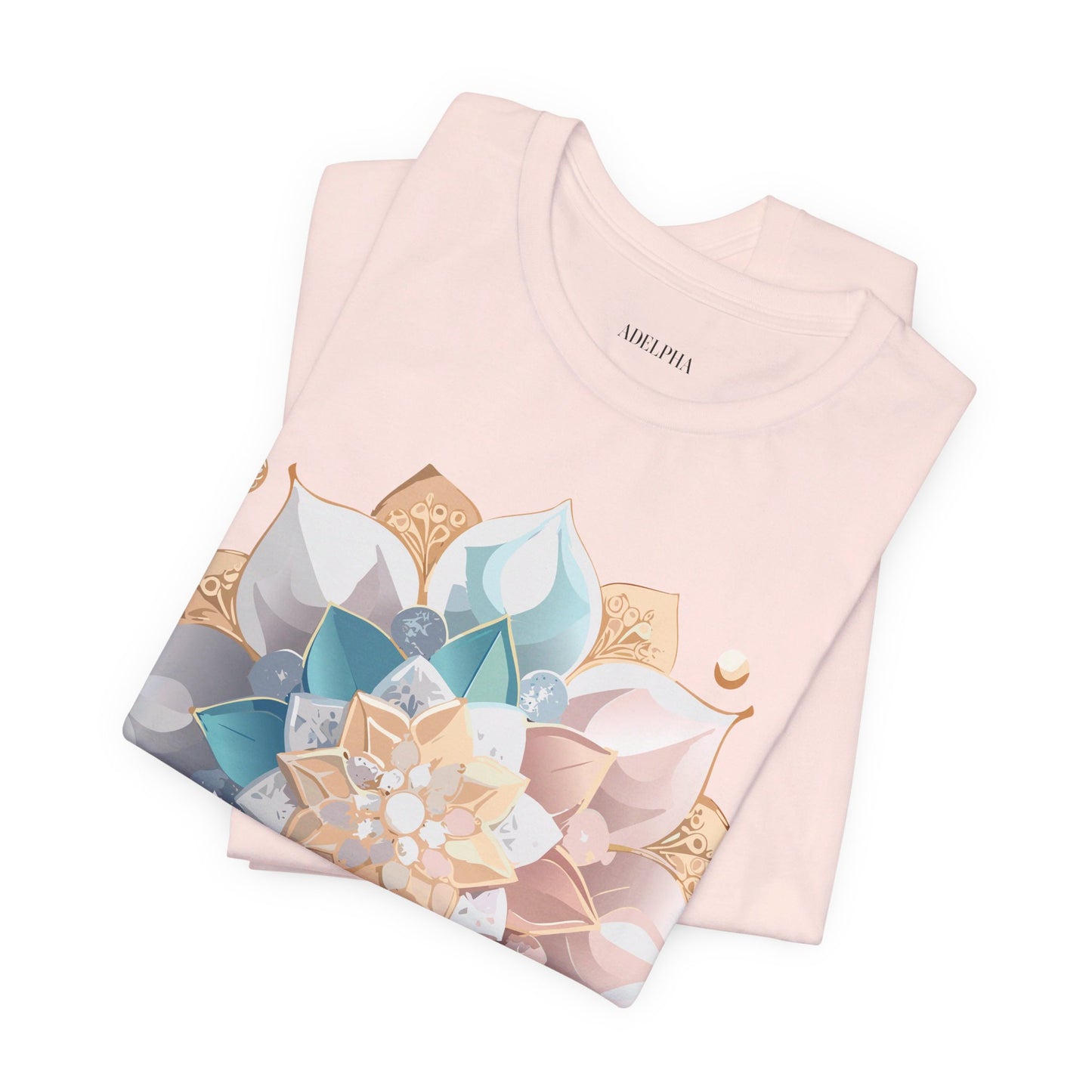 Natural Cotton Tee Shirt - Medallion Collection Printify