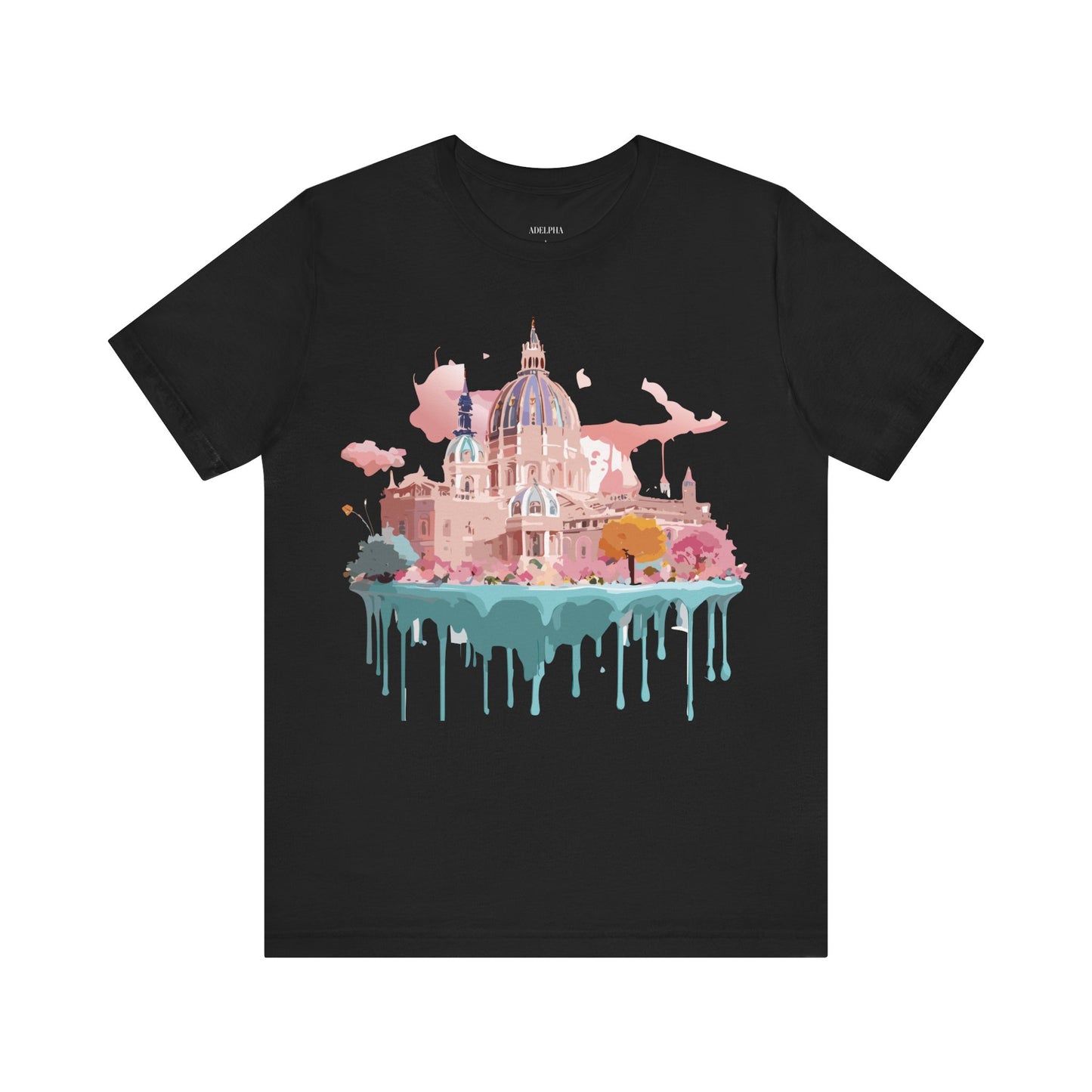 Natural Cotton Tee Shirt - Beautiful Places Collection - Vienna Printify