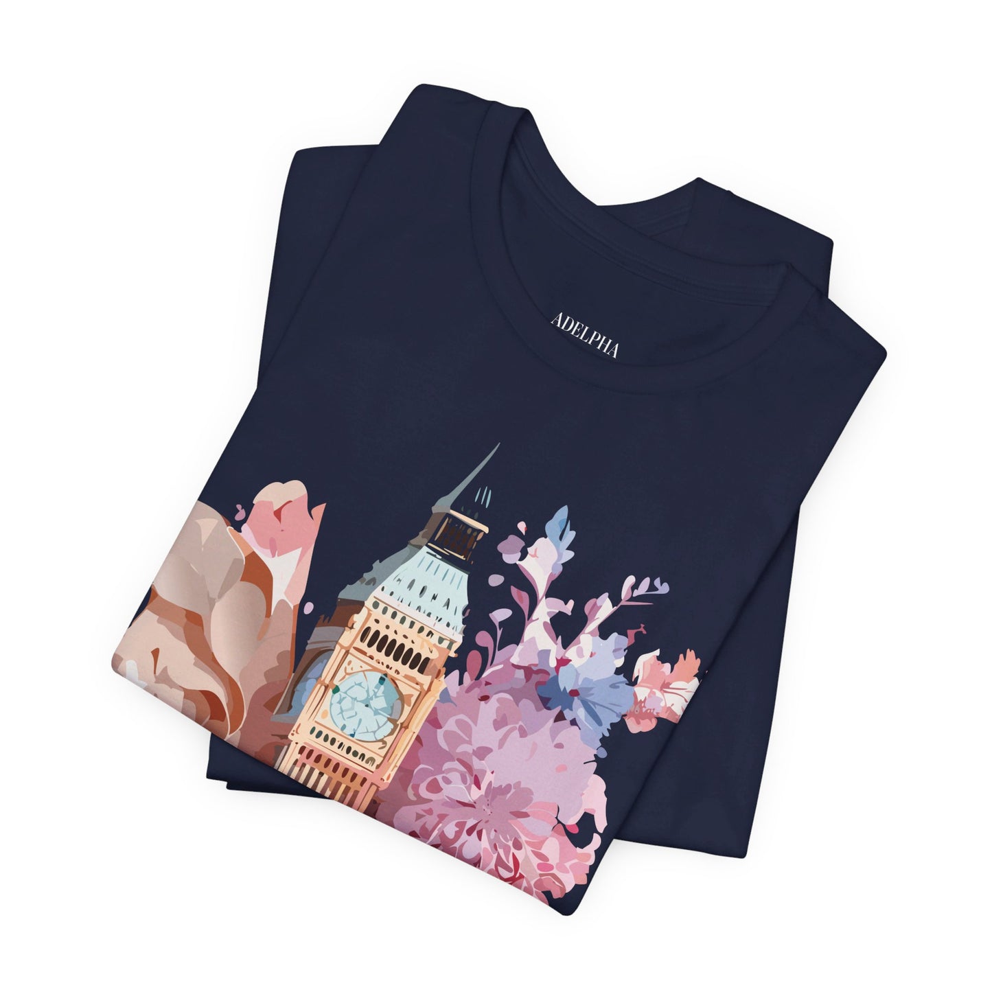Natural Cotton Tee Shirt - Beautiful Places Collection - London Printify