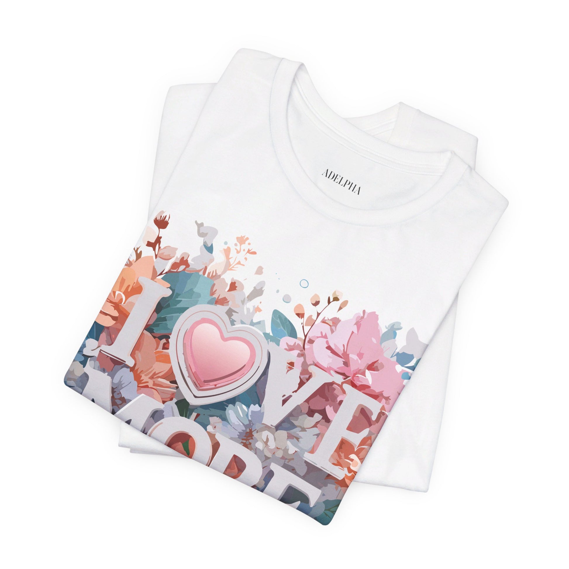 Natural Cotton Tee Shirt - Love story Collection Printify