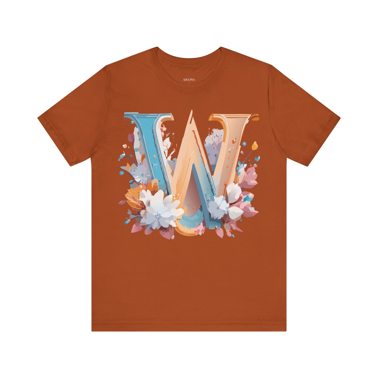 Natural Cotton Tee Shirt - Letters Collection - W Printify