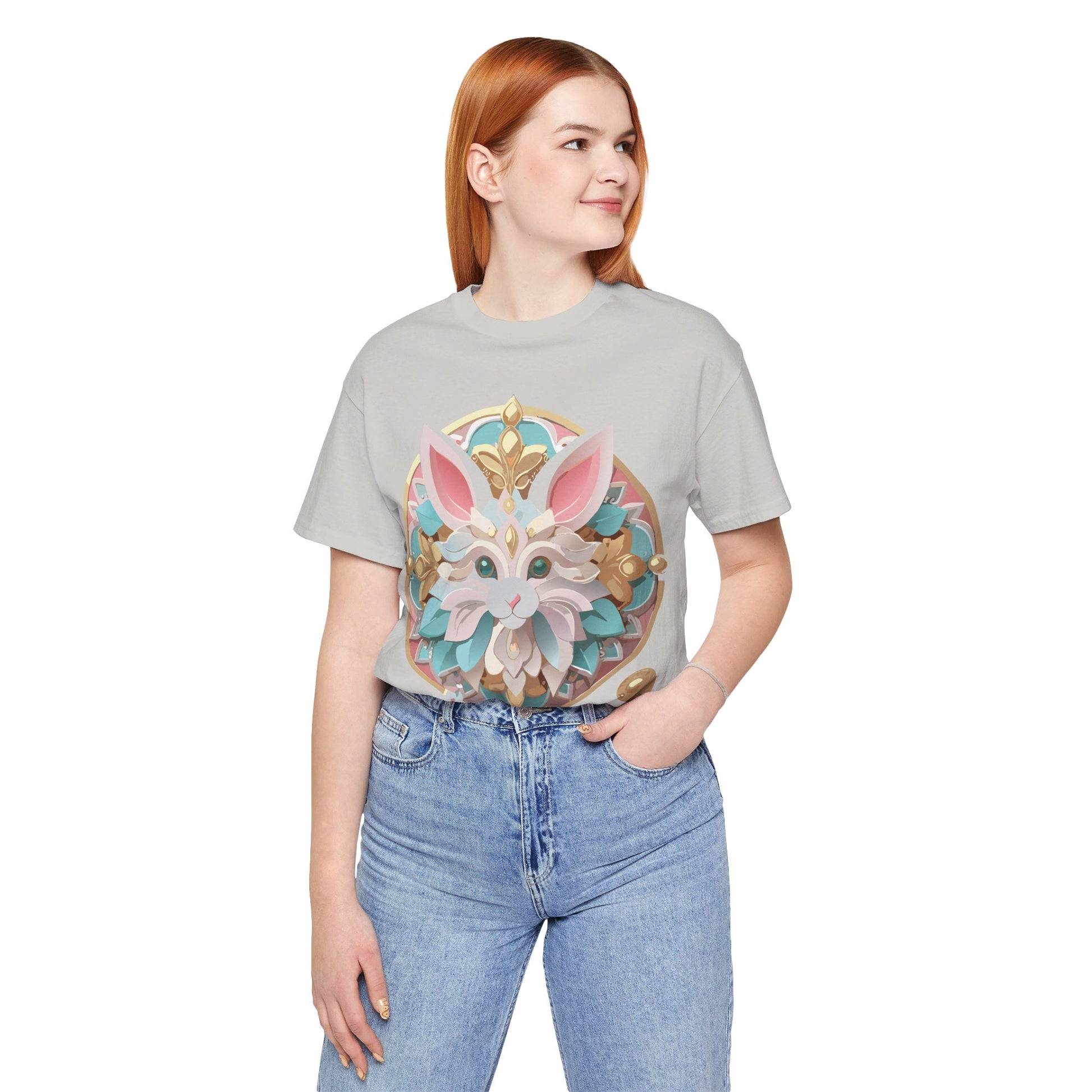 Natural Cotton Tee Shirt - Medallion Collection Printify