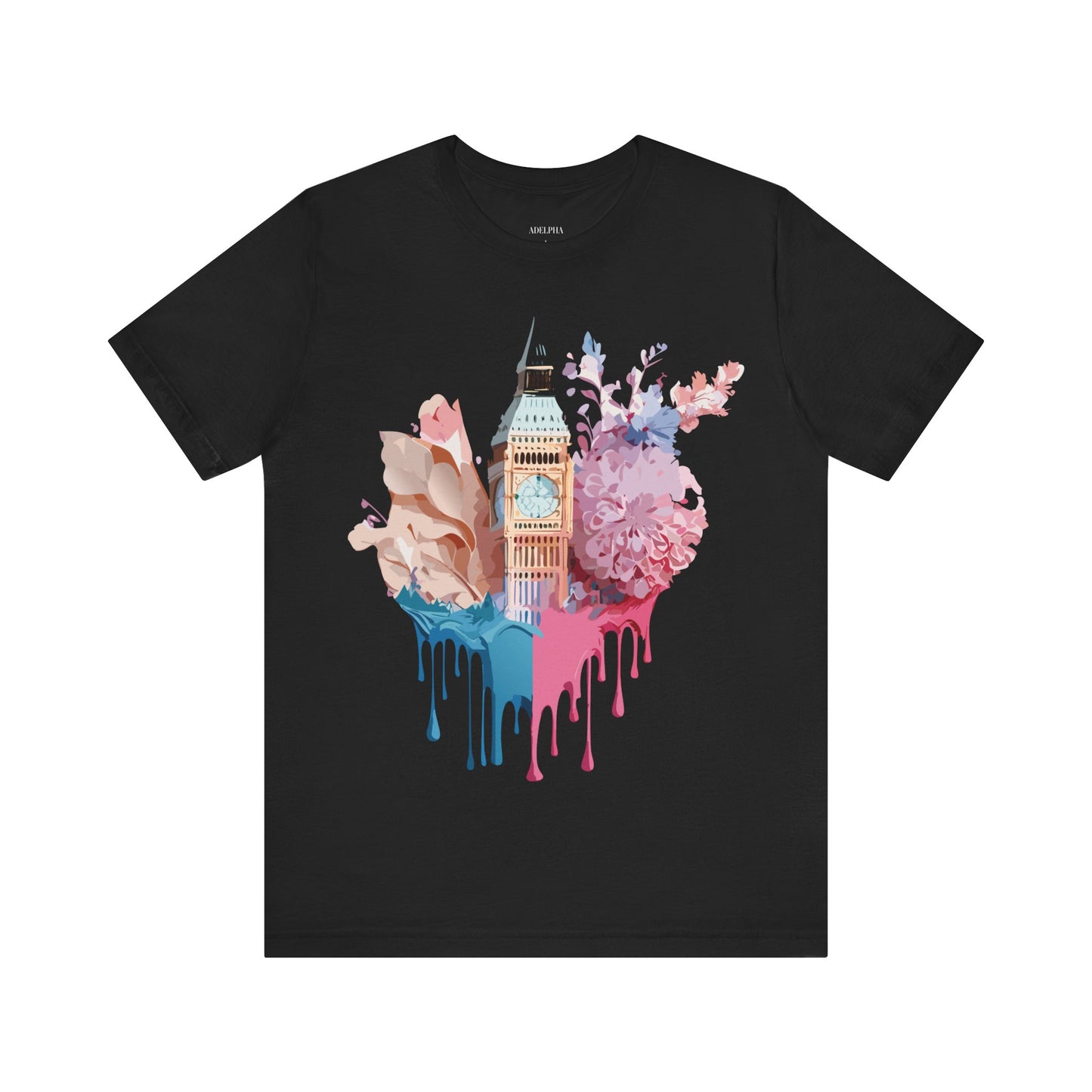 Natural Cotton Tee Shirt - Beautiful Places Collection - London Printify