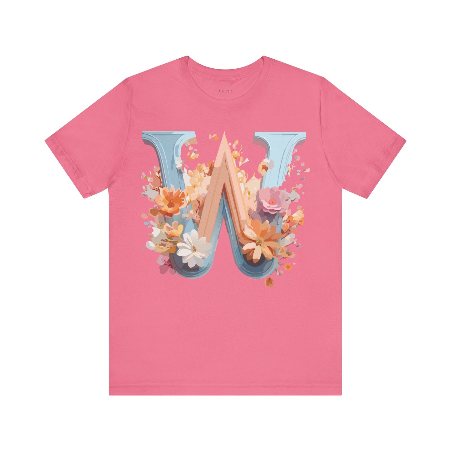 Natural Cotton Tee Shirt - Letters Collection - W Printify