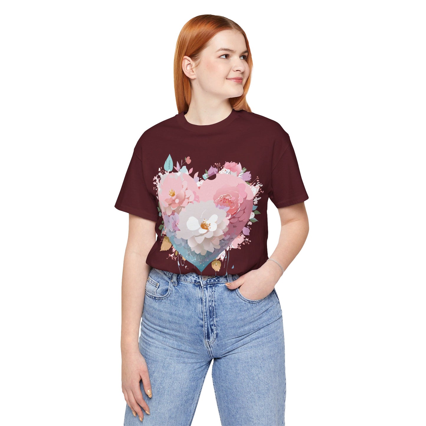 Natural Cotton Tee Shirt - Love Story Collection Printify