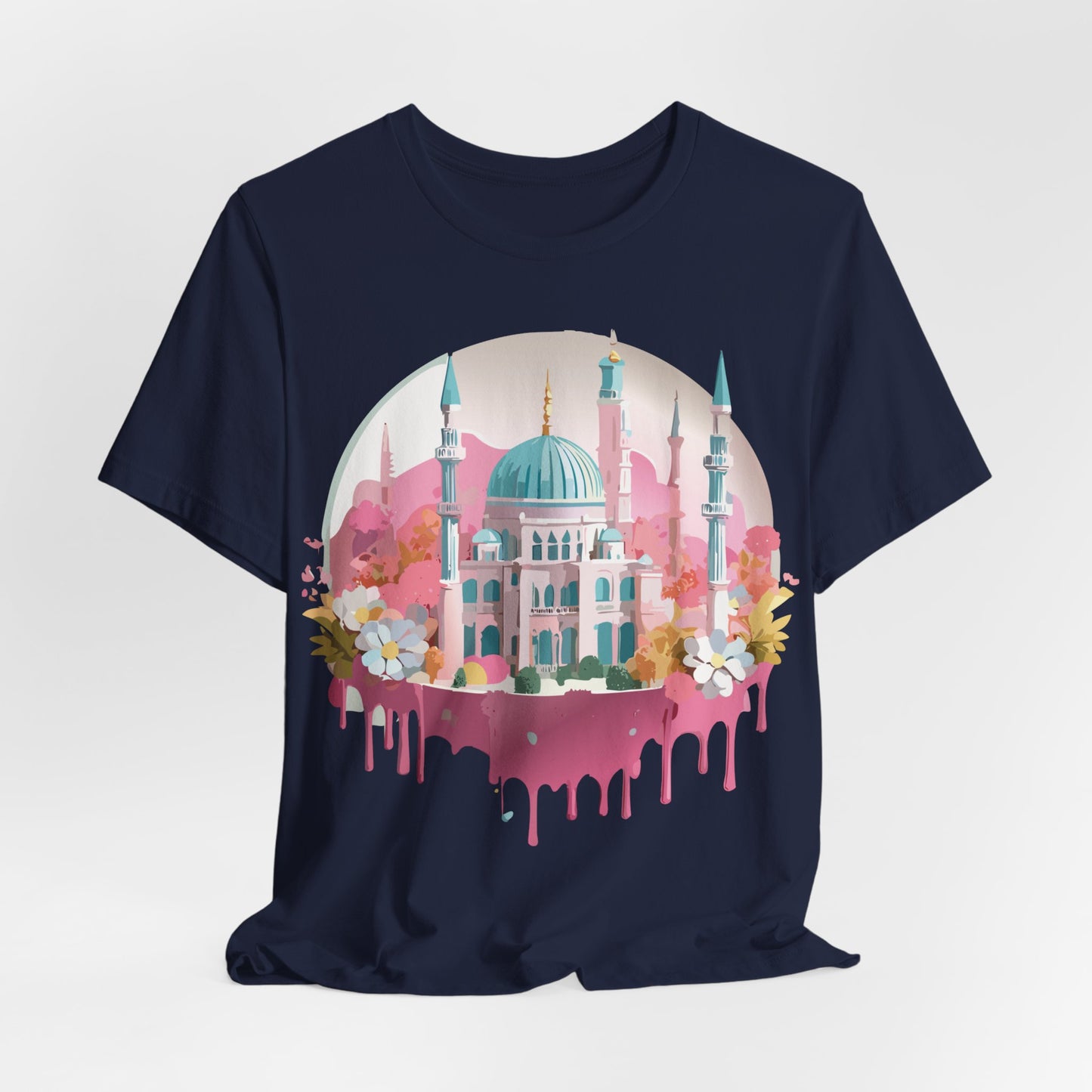 Natural Cotton Tee Shirt - Istanbul, Turkey Printify