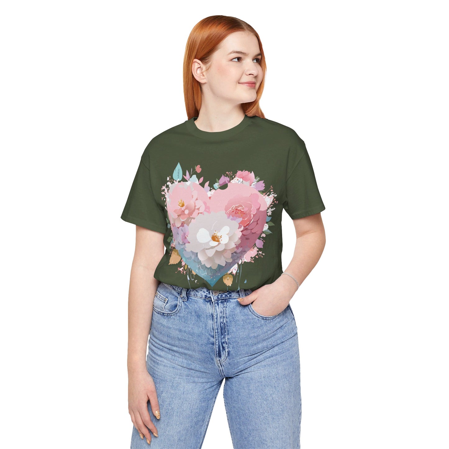 Natural Cotton Tee Shirt - Love Story Collection Printify