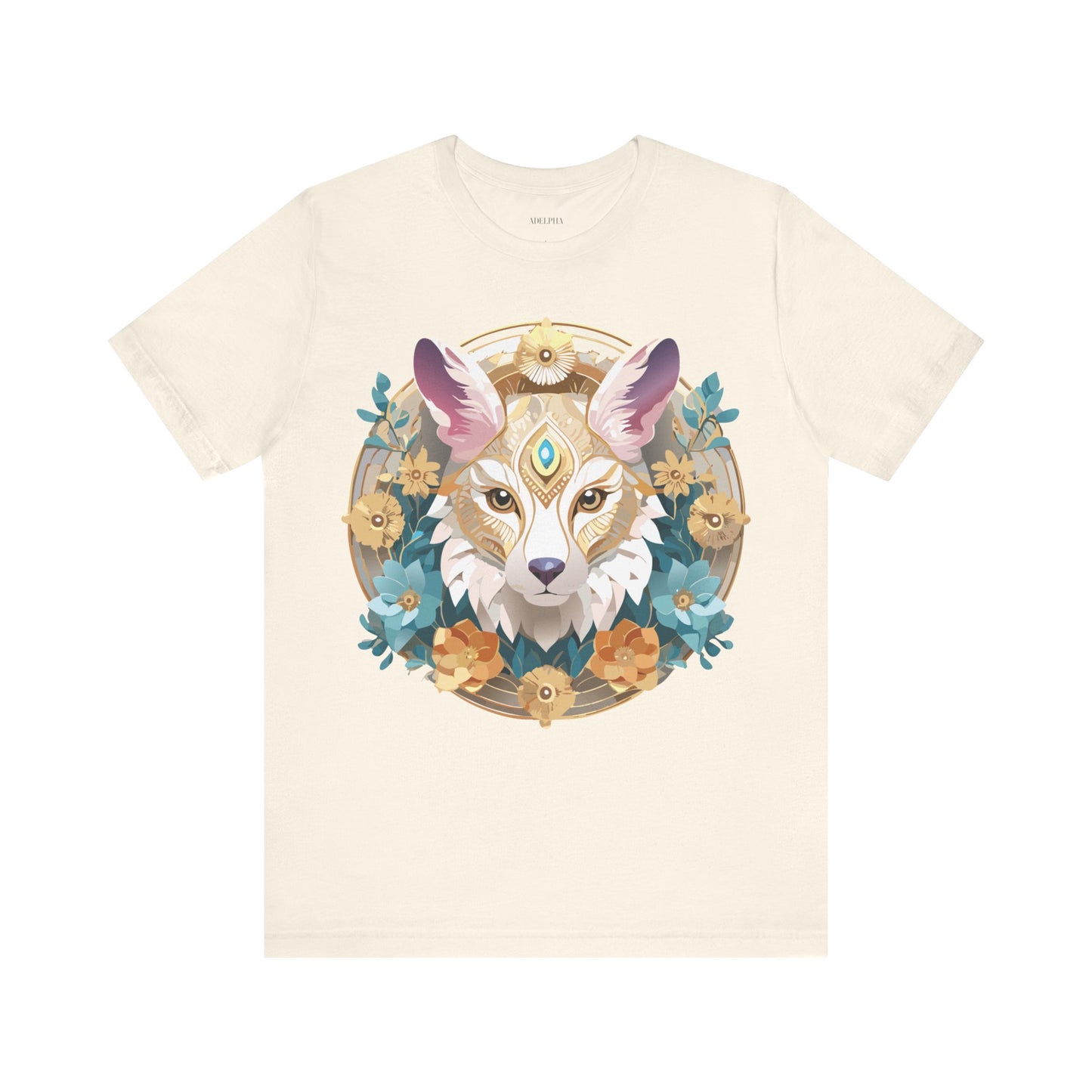 Natural Cotton Tee Shirt - Medallion Collection Printify
