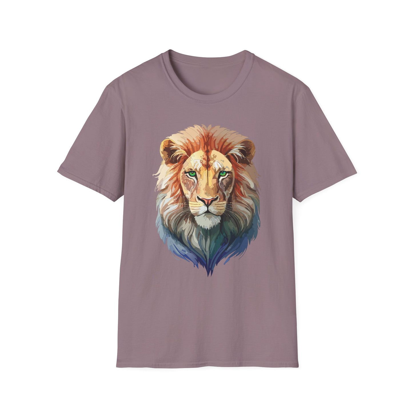 Lion Shirt, Shirt with Lion, Floral Lion Tee, Shirt with Animals