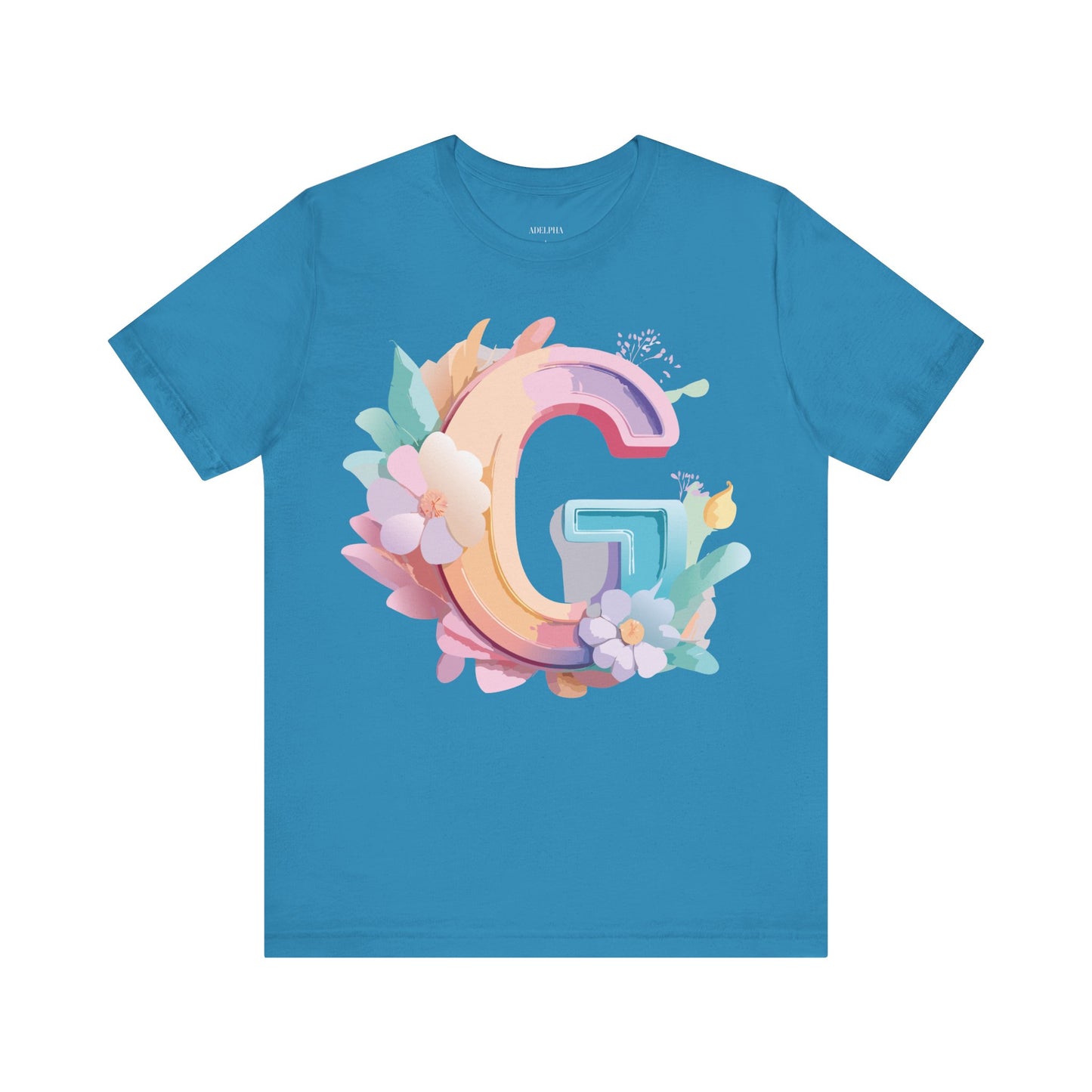 Natural Cotton Tee Shirt - Letters Collection - G Printify