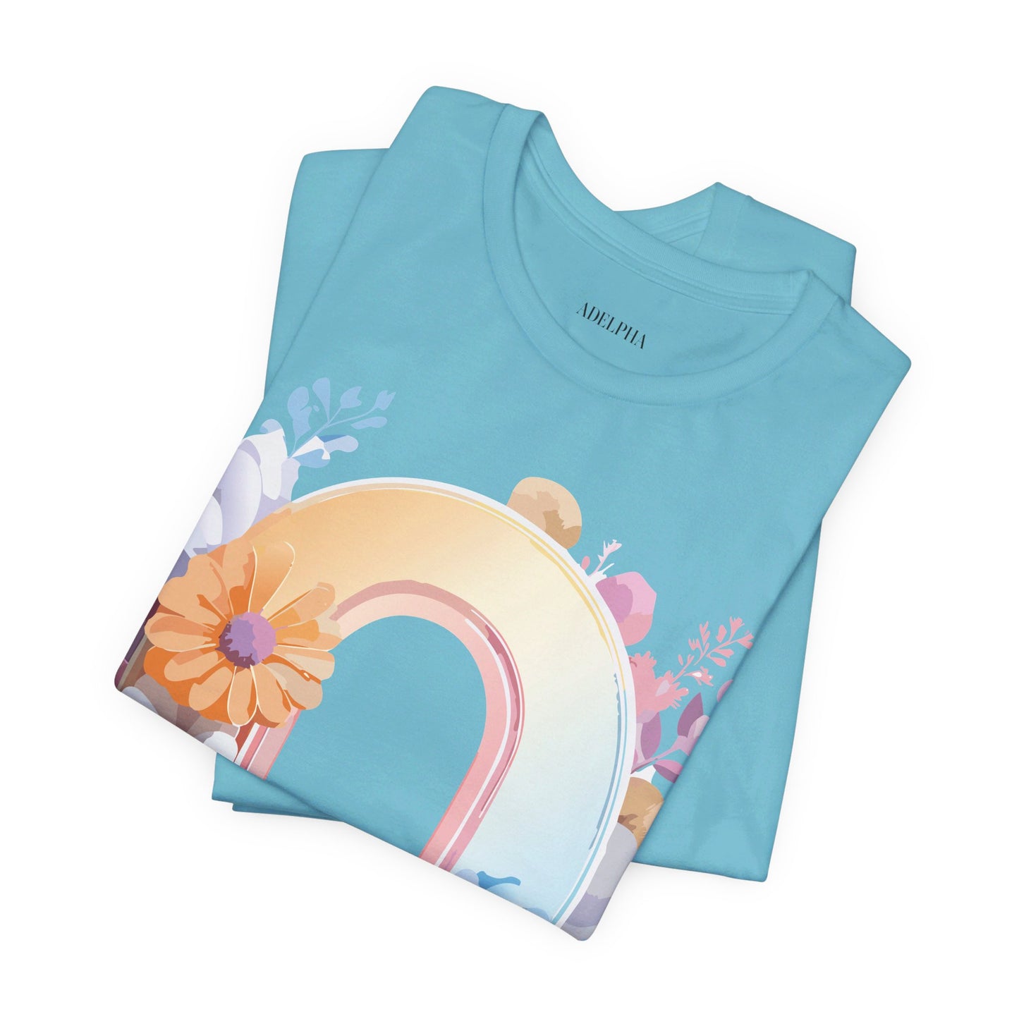 Natural Cotton Tee Shirt - Letters Collection - O Printify