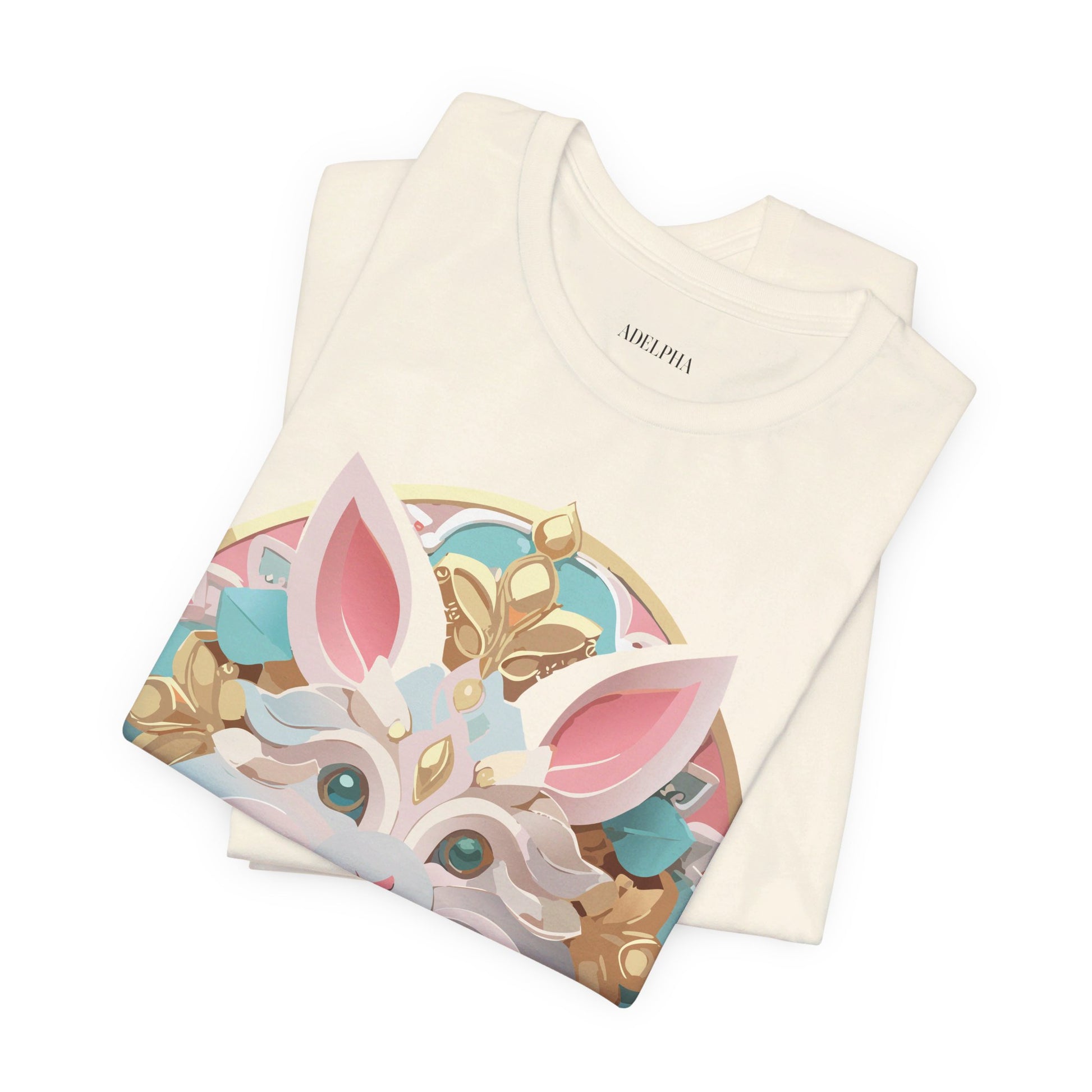 Natural Cotton Tee Shirt - Medallion Collection Printify