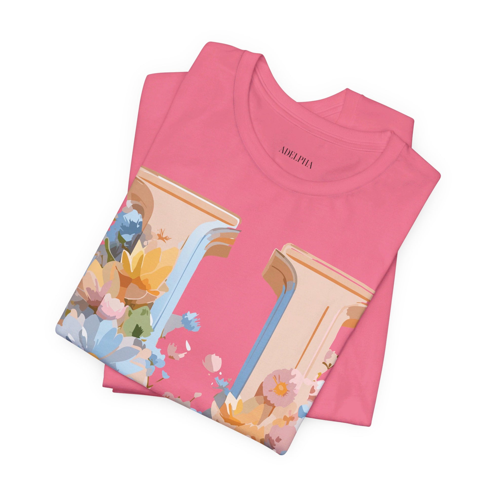Natural Cotton Tee Shirt - Letters Collection - U Printify