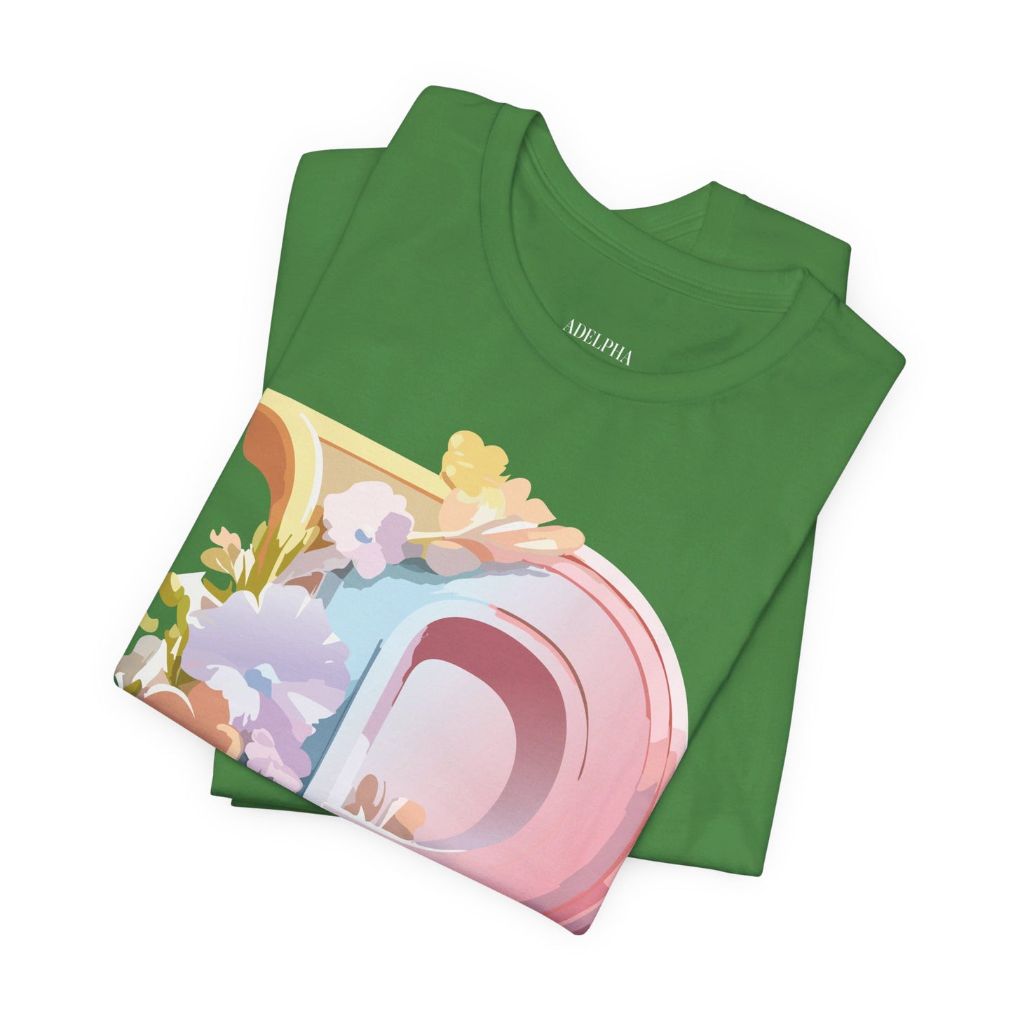 Natural Cotton Tee Shirt - Letters Collection - P Printify