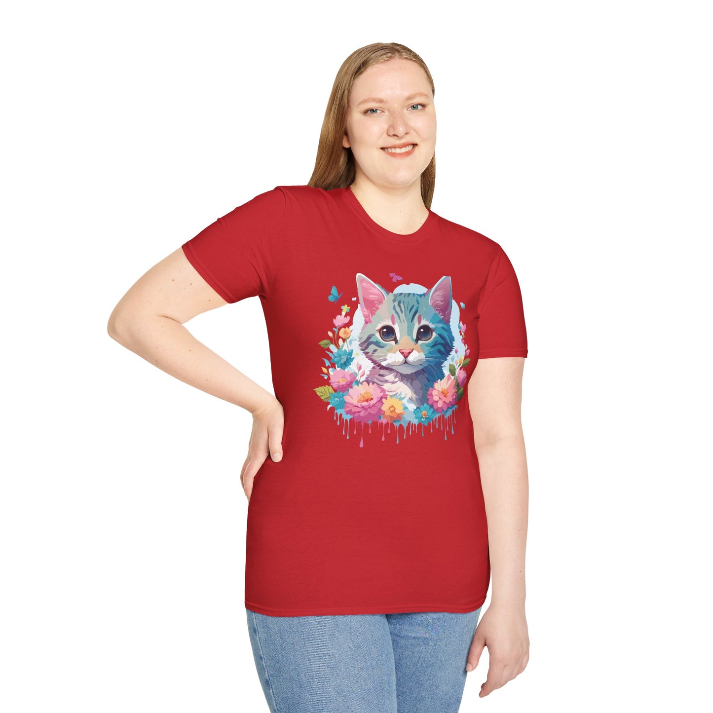 Cat Shirt, Shirt with Cat, Cats Tee, Kitten Tee