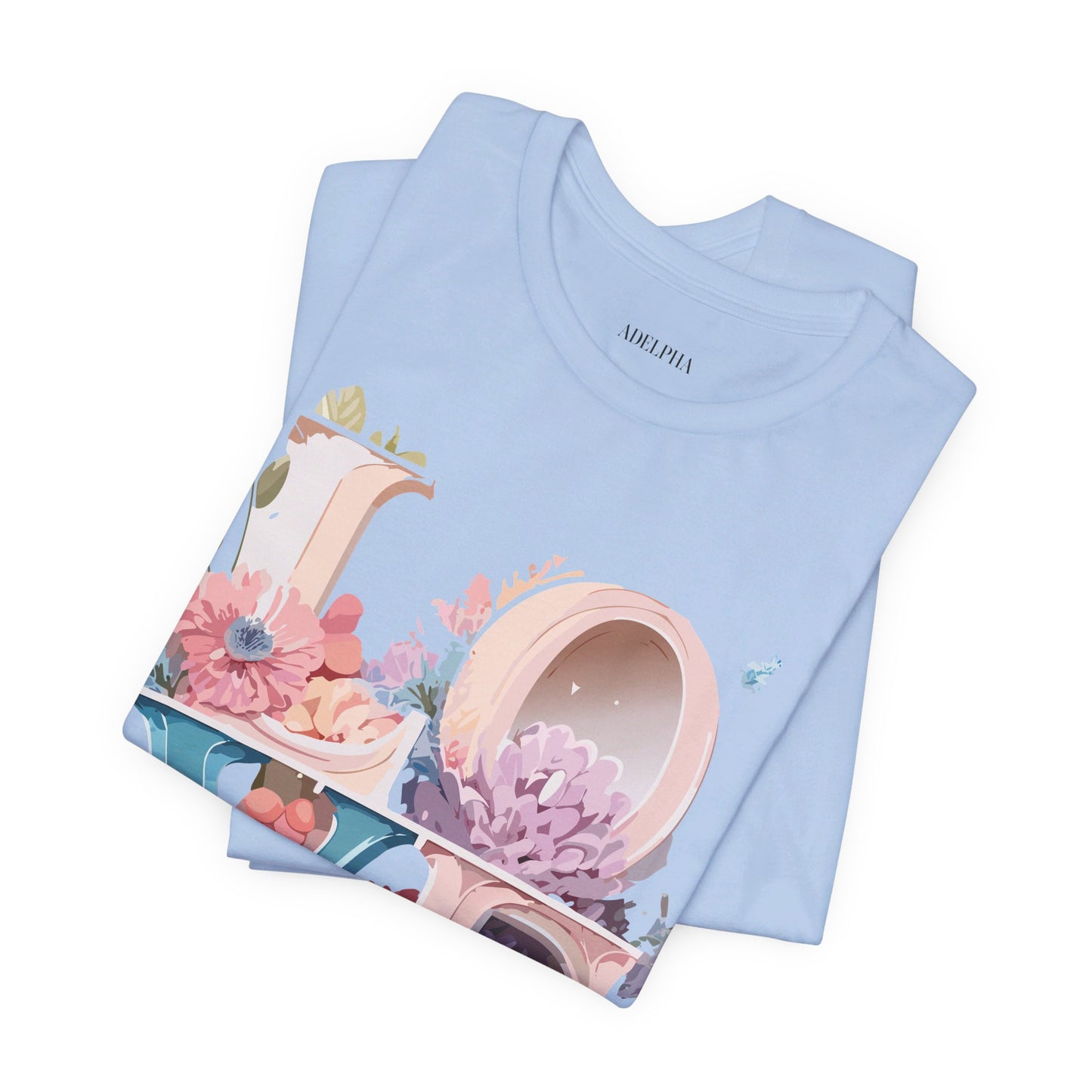Natural Cotton Tee Shirt - Love story Collection Printify