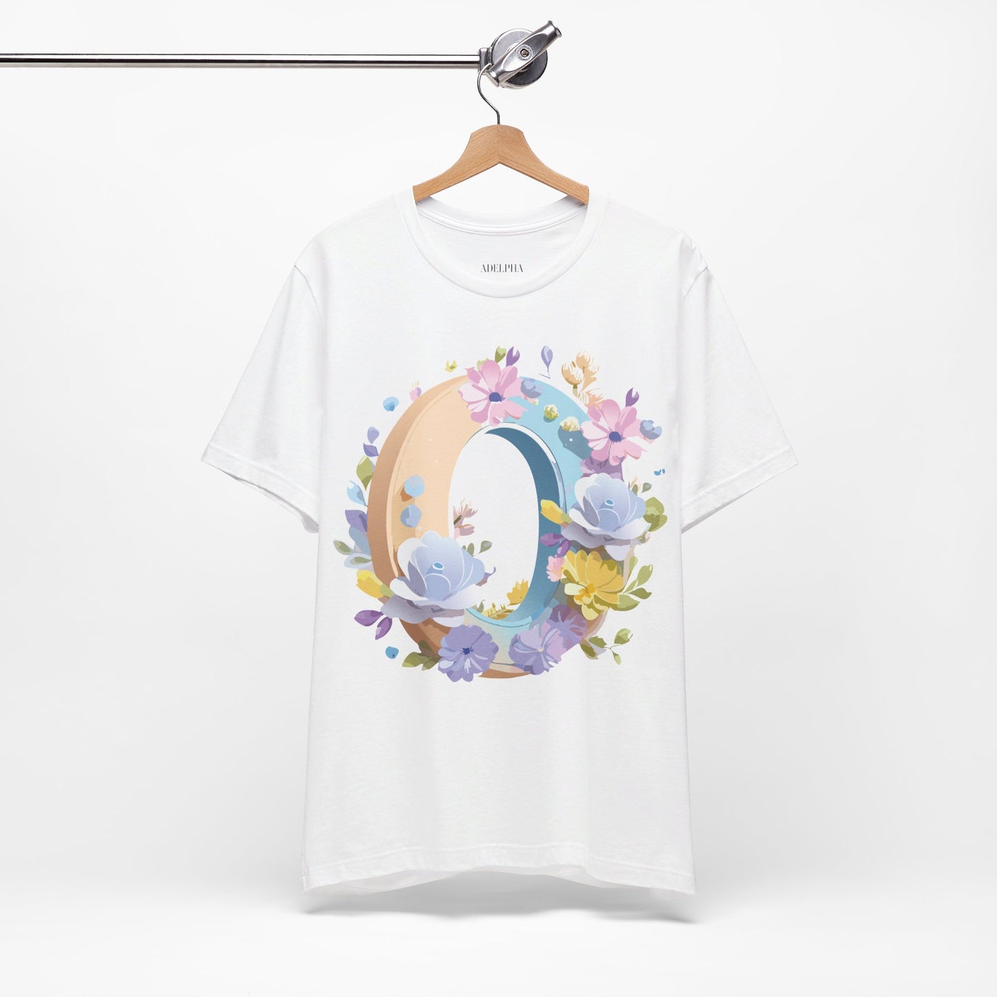 Natural Cotton Tee Shirt - Letters Collection - O Printify