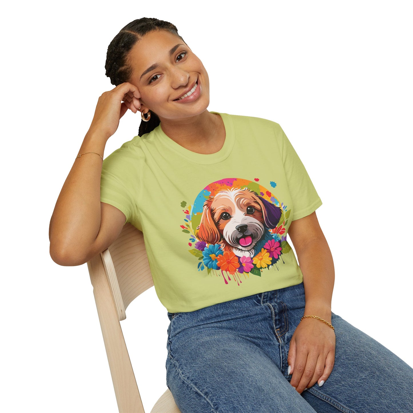 Dog Shirt, Shirt with Dog, Animal Tee, Shirt with Animals