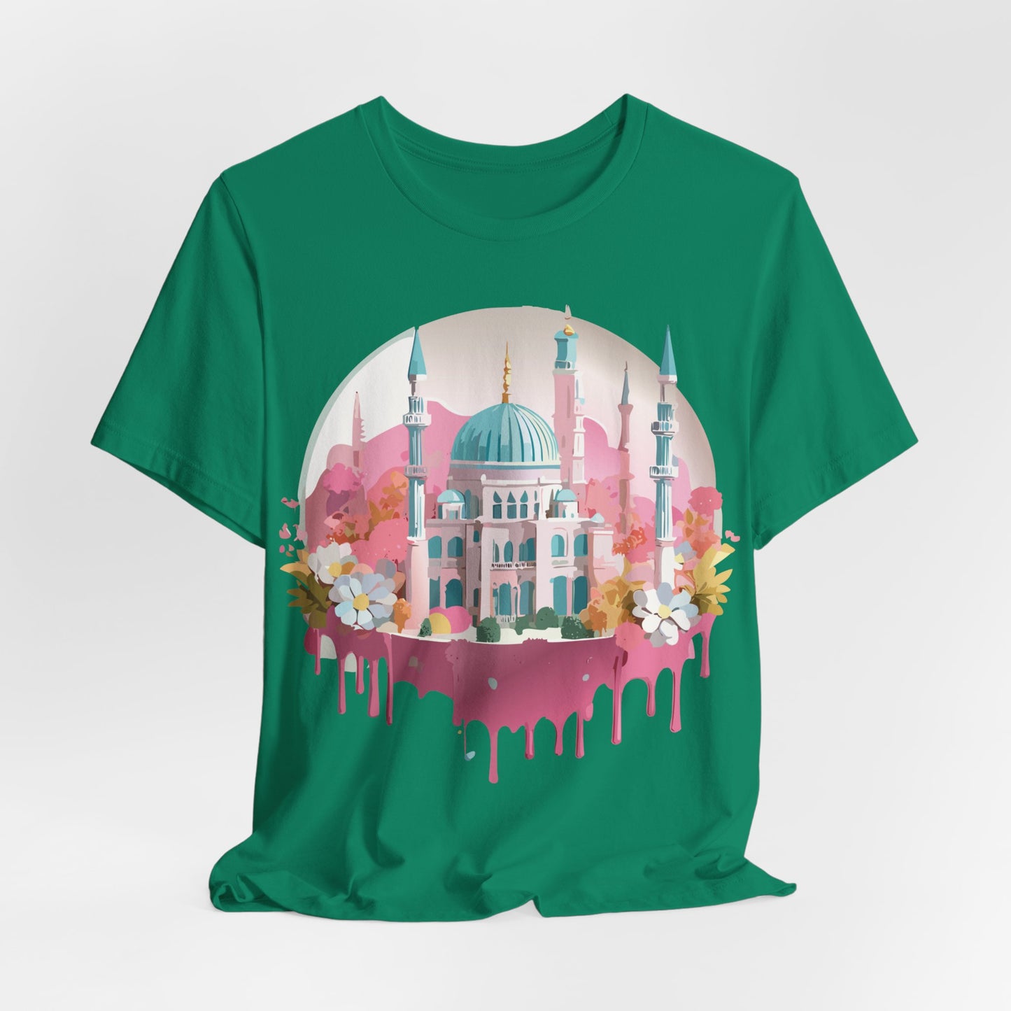 Natural Cotton Tee Shirt - Istanbul, Turkey Printify