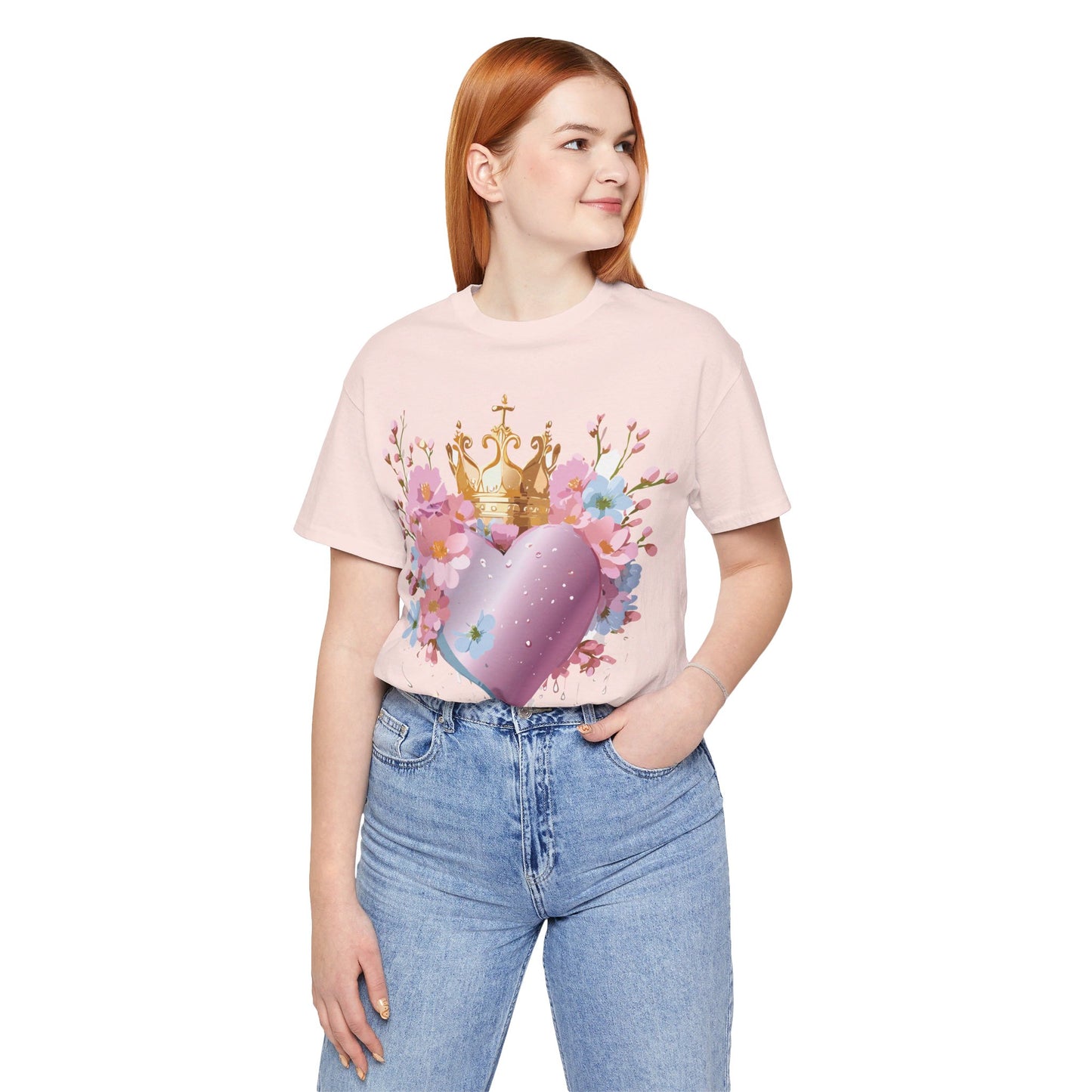 Natural Cotton Tee Shirt - Love story Collection Printify