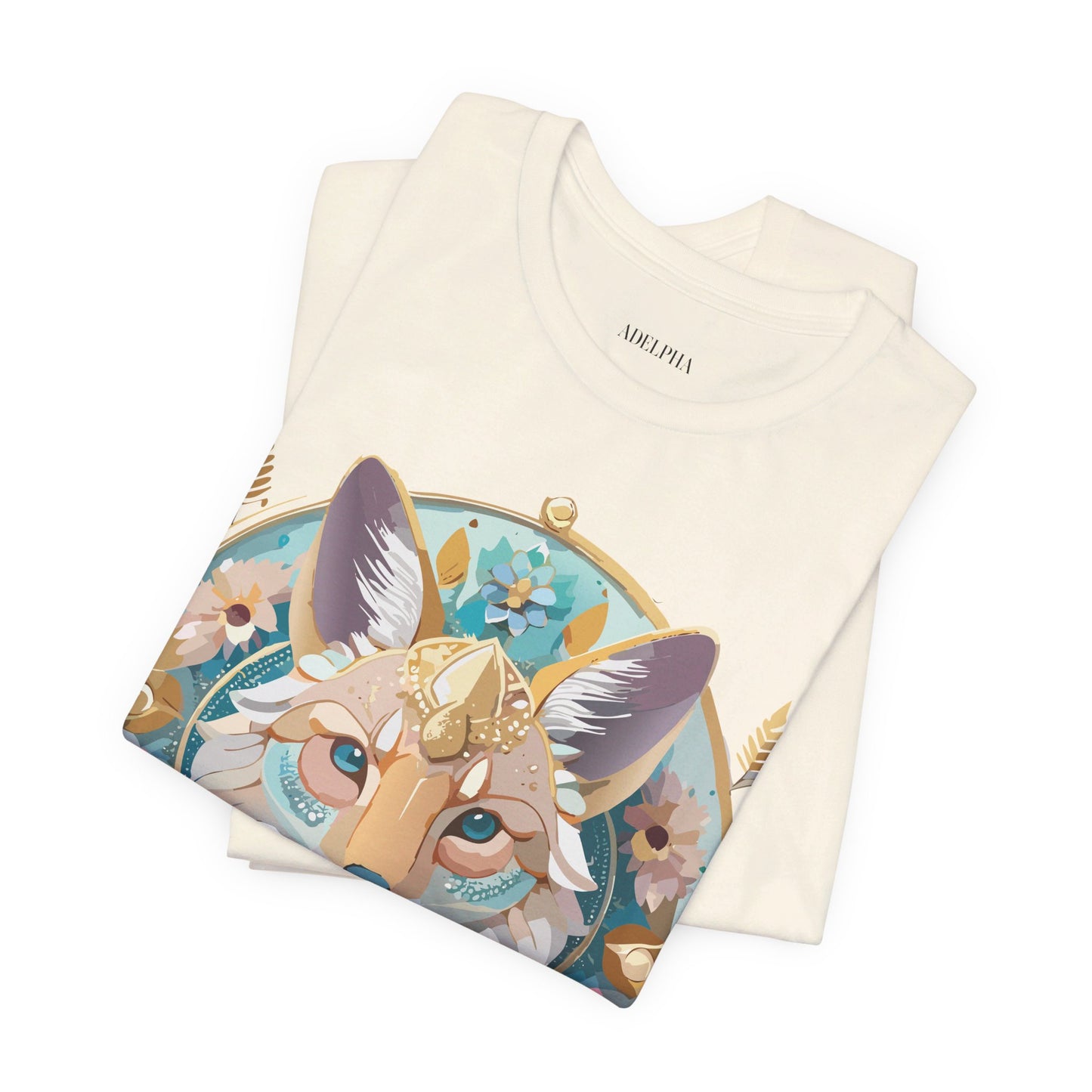 Natural Cotton Tee Shirt - Medallion Collection Printify