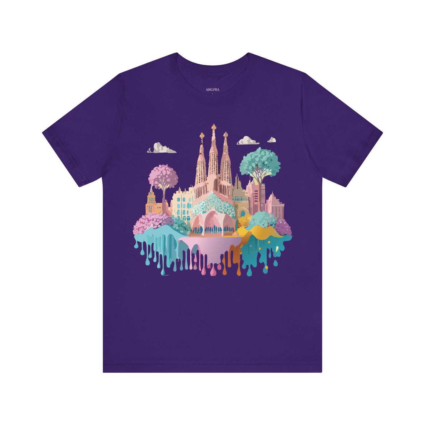 Tourist Shirt, Shirt with Barcelona - ADELPHA