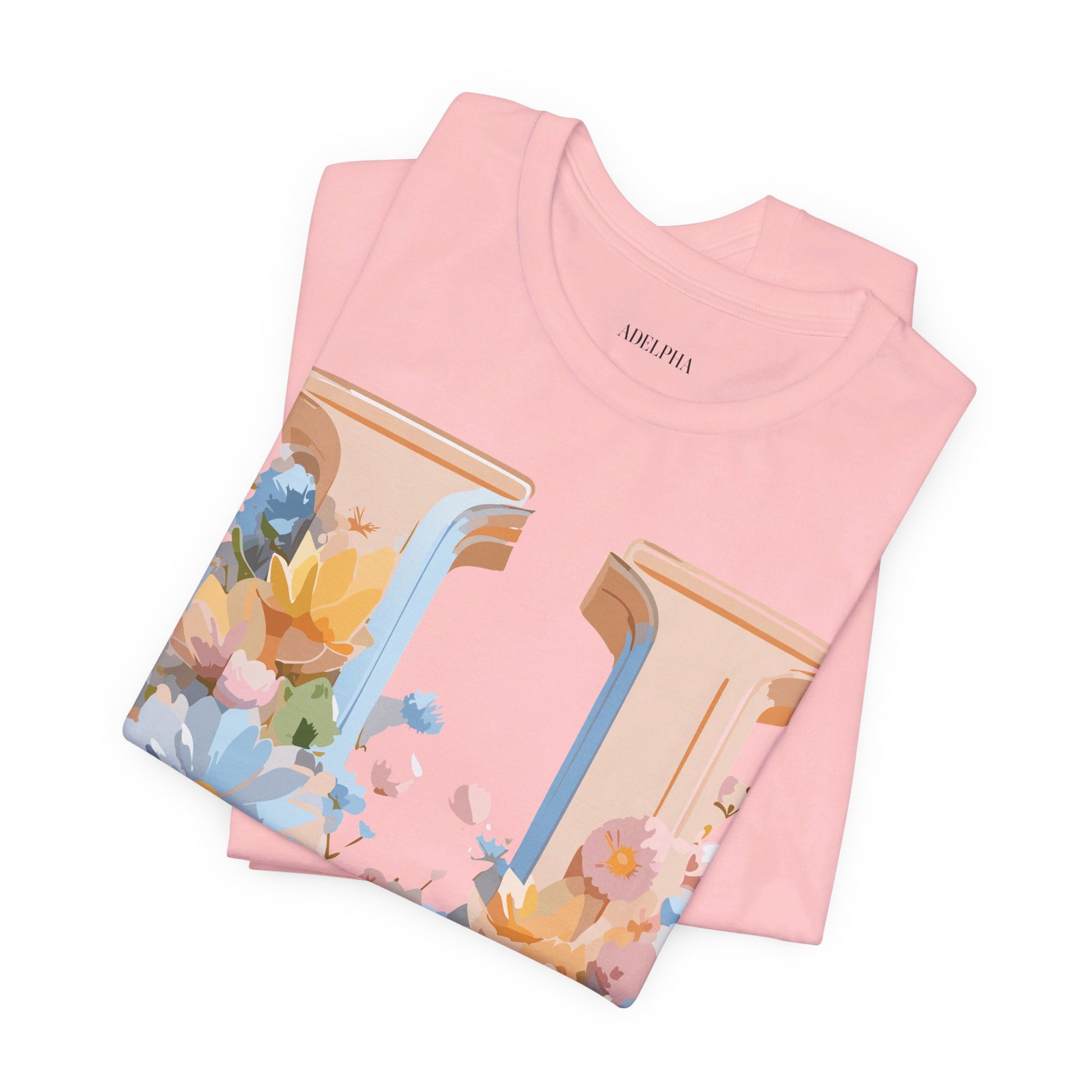 Natural Cotton Tee Shirt - Letters Collection - U Printify