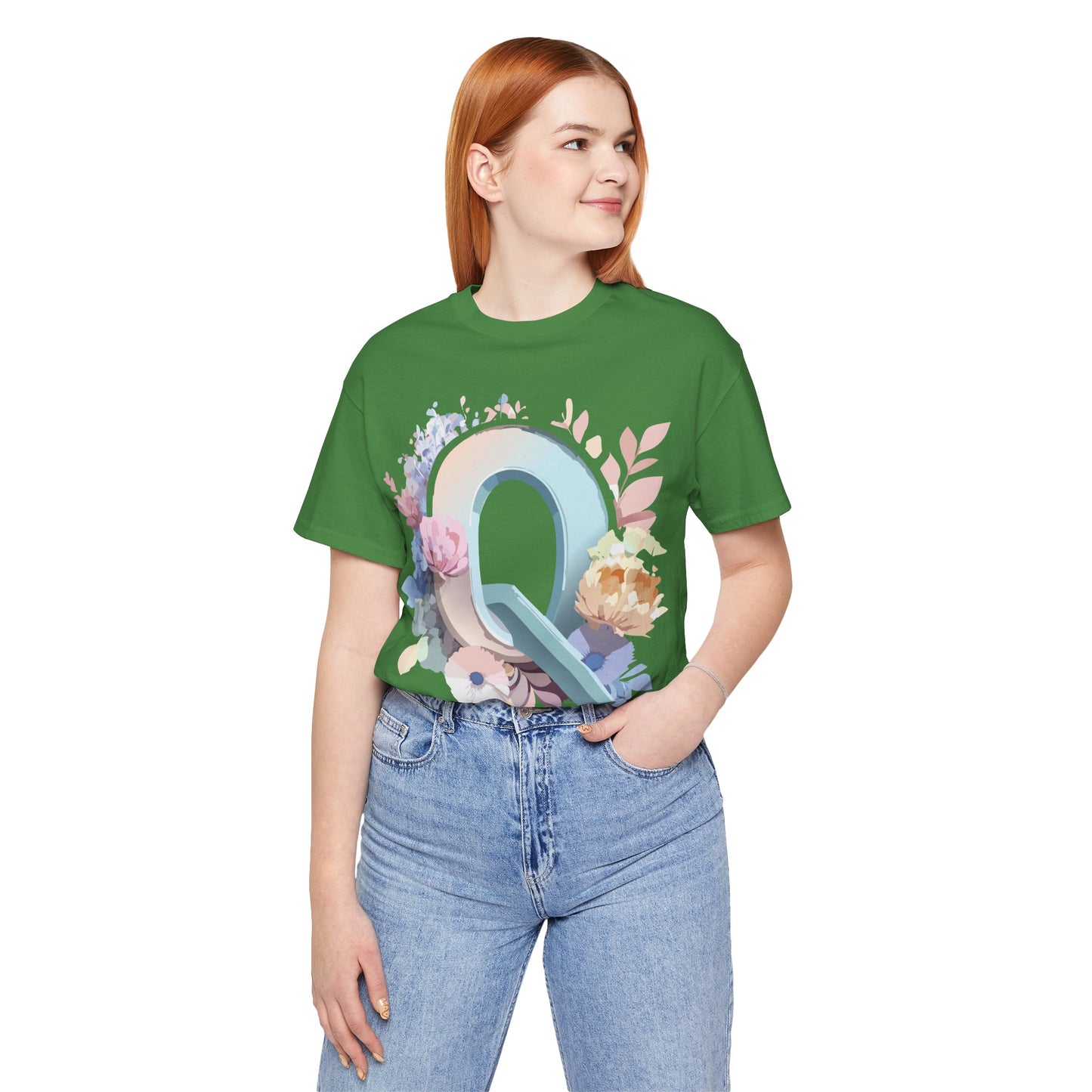 Letter Shirt, Letter Q Shirt - ADELPHA