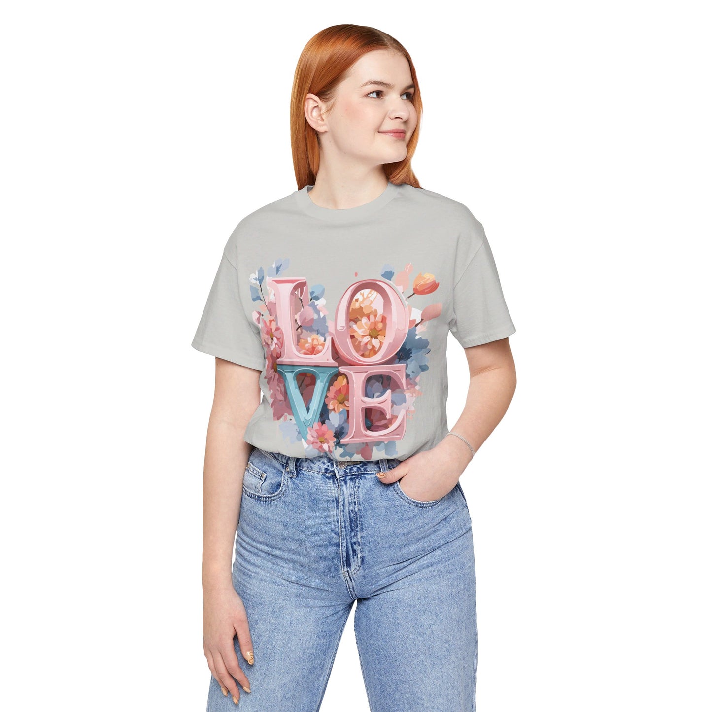 Natural Cotton Tee Shirt - Love story Collection Printify