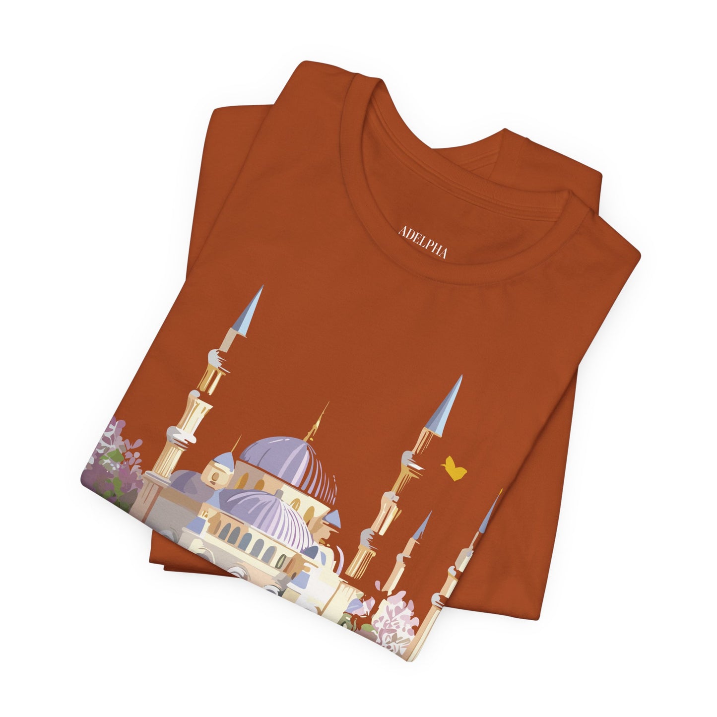Natural Cotton Tee Shirt - Istanbul, Turkey Printify