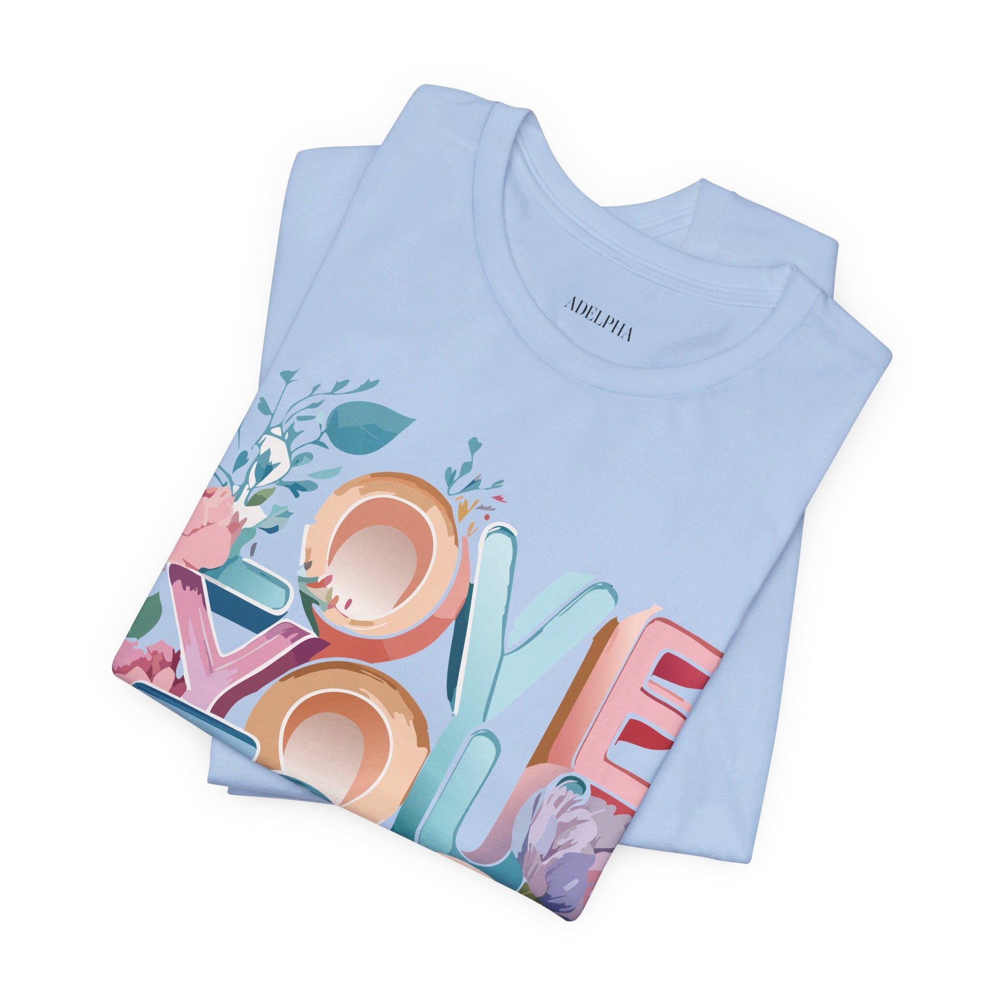 Natural Cotton Tee Shirt - Love story Collection Printify