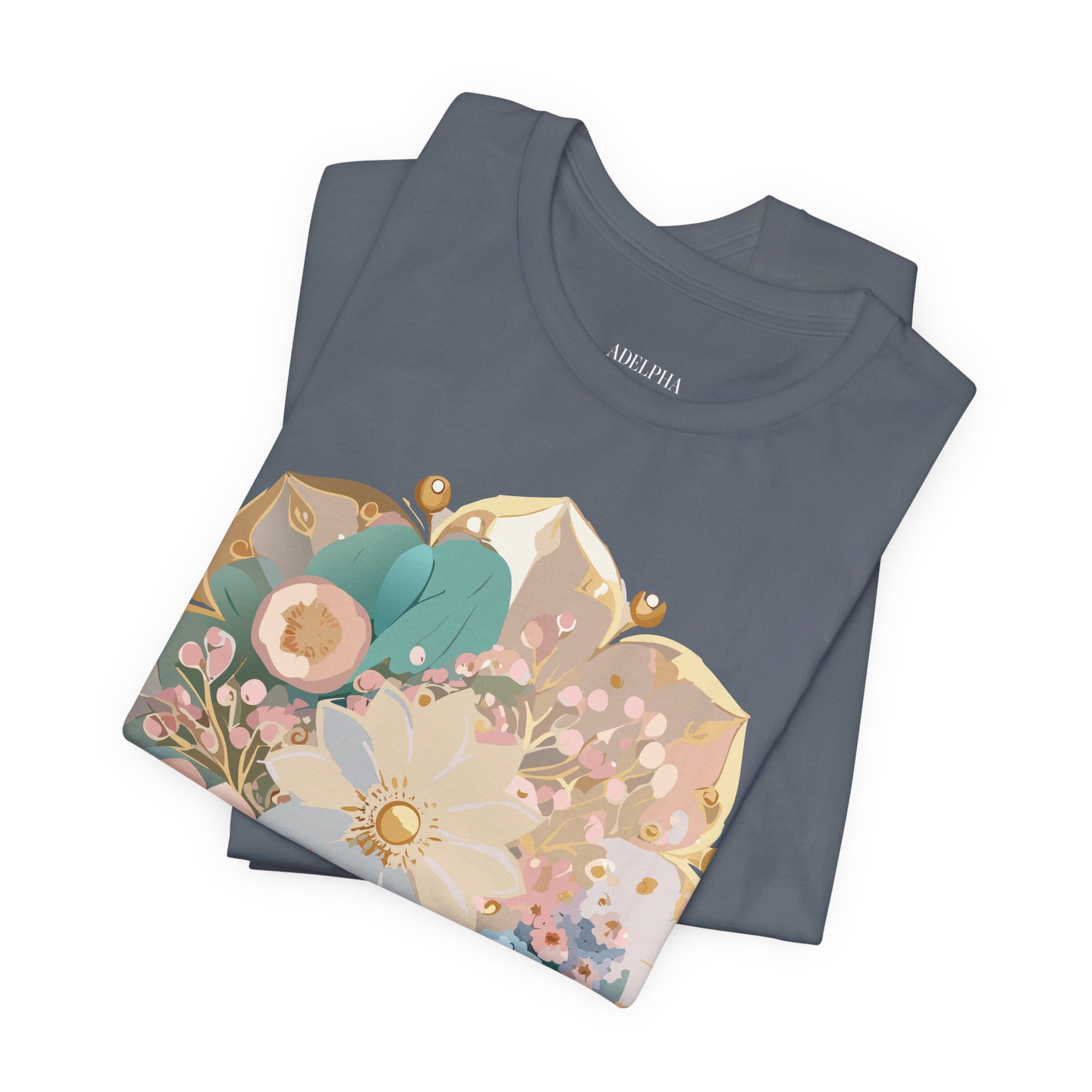 Natural Cotton Tee Shirt - Medallion Collection Printify