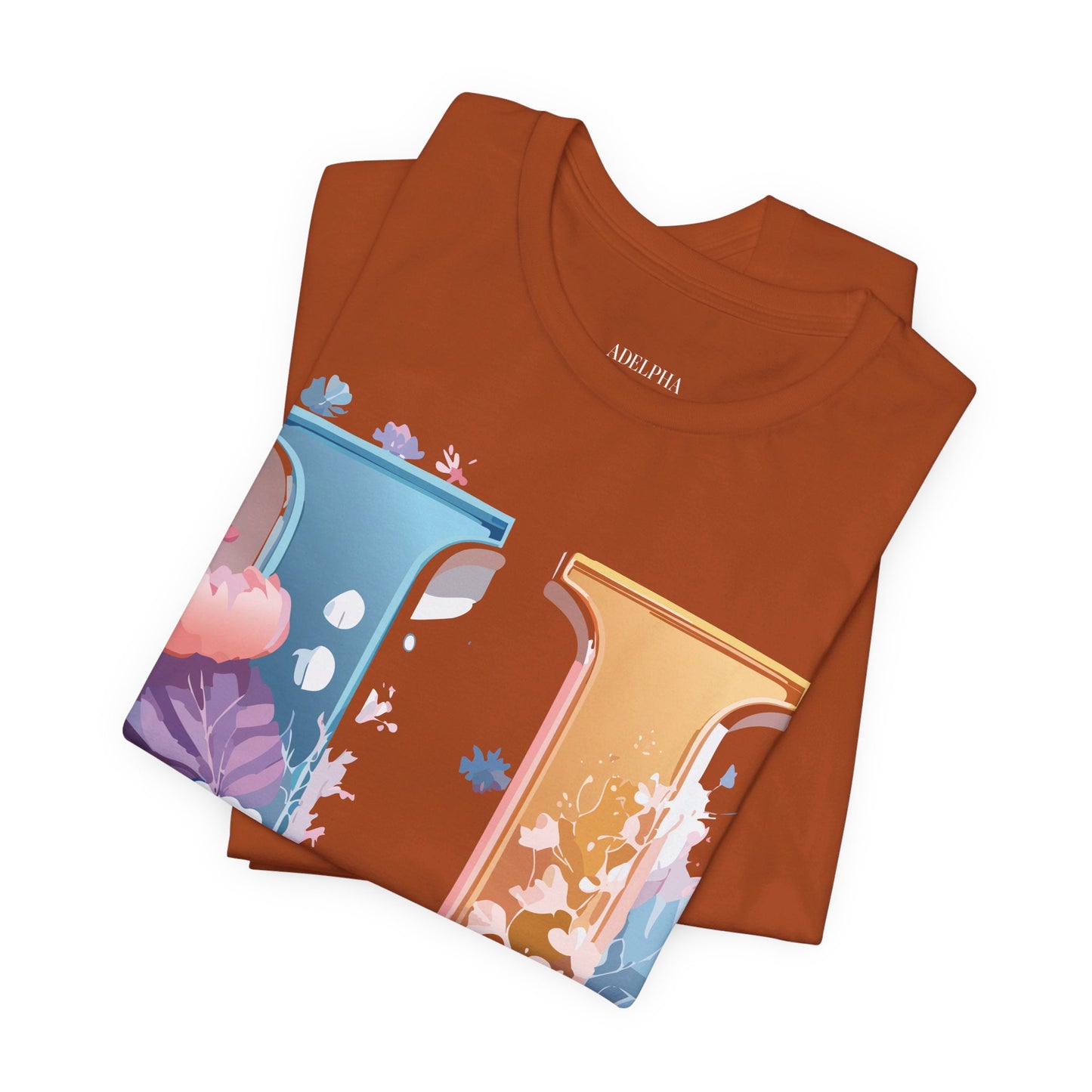 Natural Cotton Tee Shirt - Letters Collection - U Printify