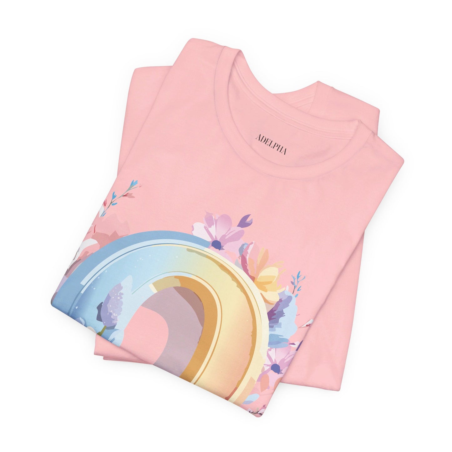 Natural Cotton Tee Shirt - Letters Collection - O Printify