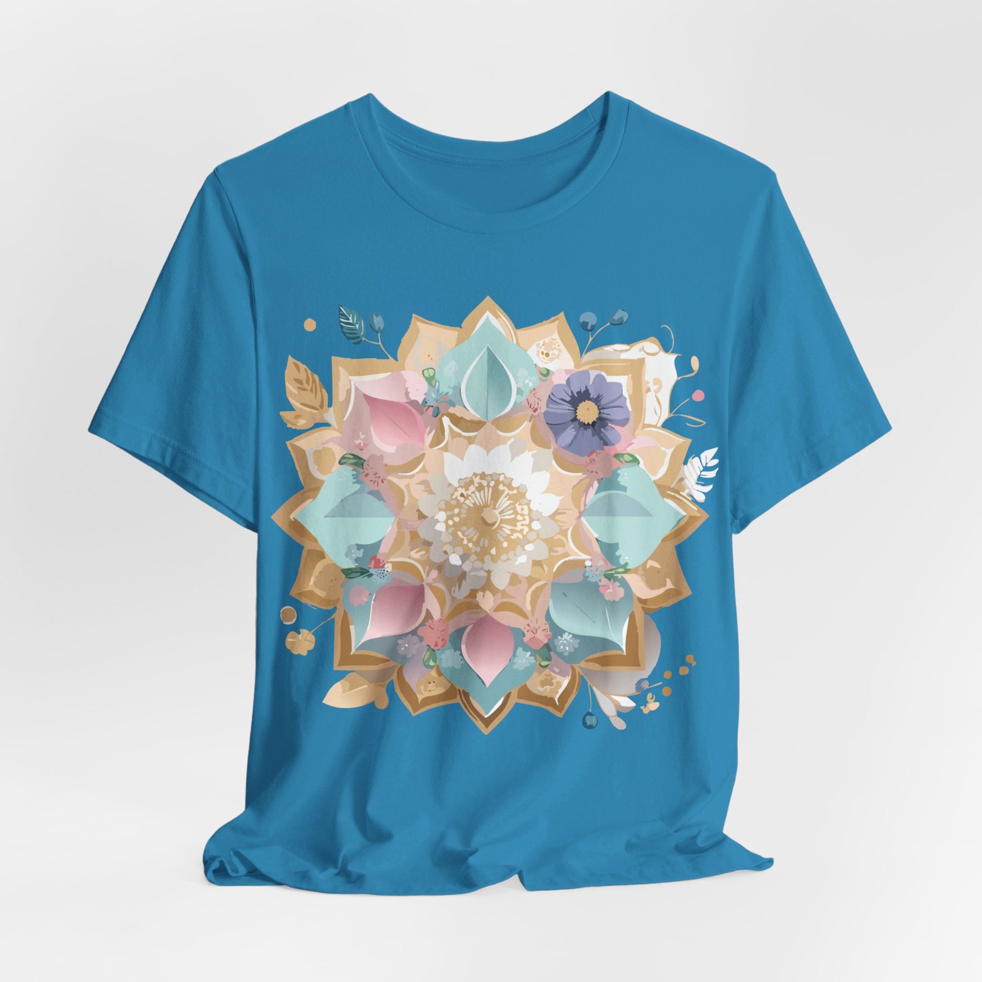 Natural Cotton Tee Shirt - Medallion Collection Printify