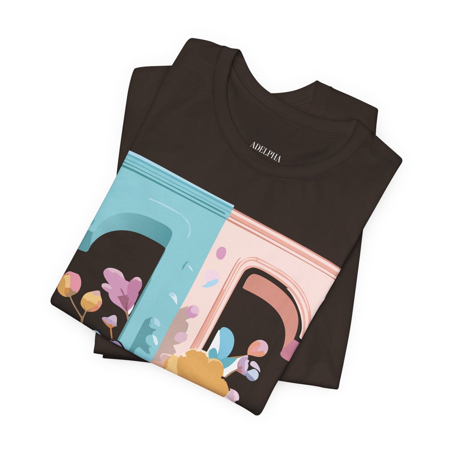 Natural Cotton Tee Shirt - Letters Collection - T Printify