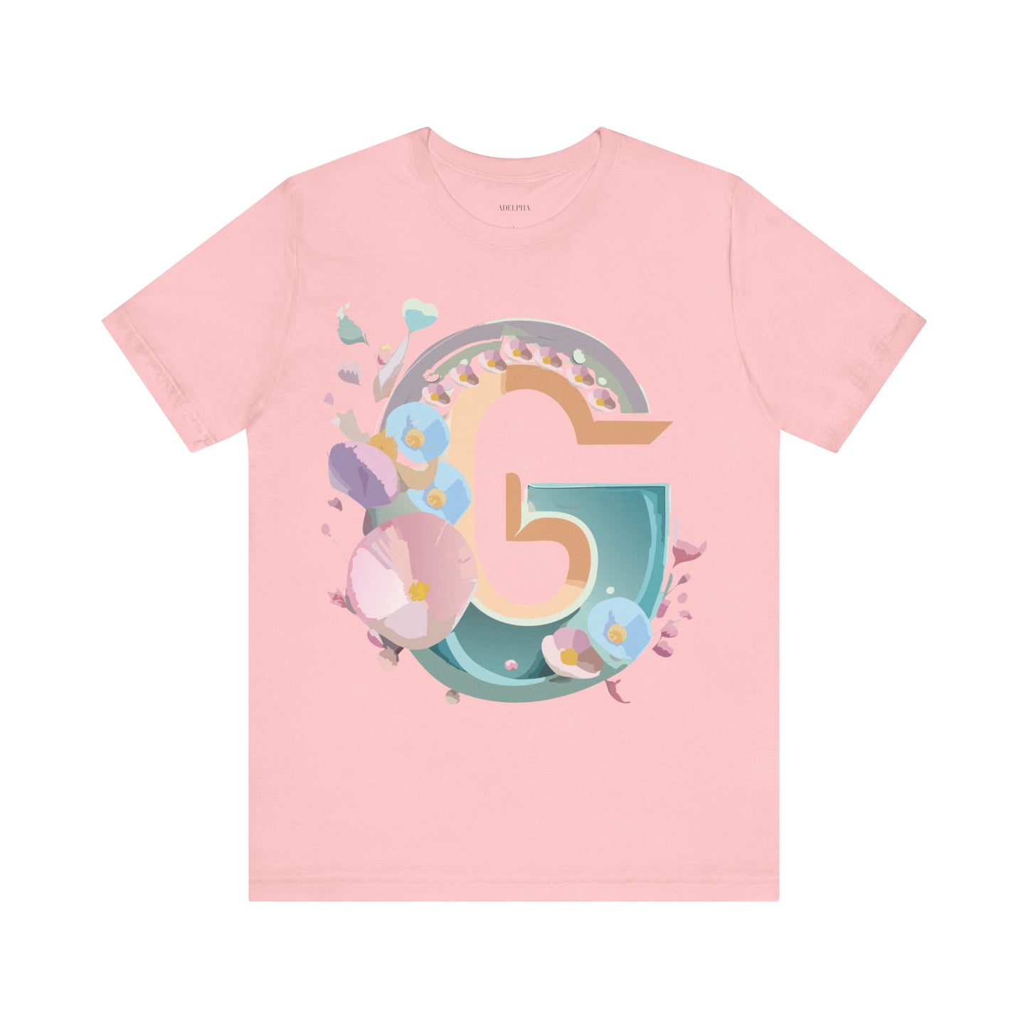 Natural Cotton Tee Shirt - Letters Collection - G Printify