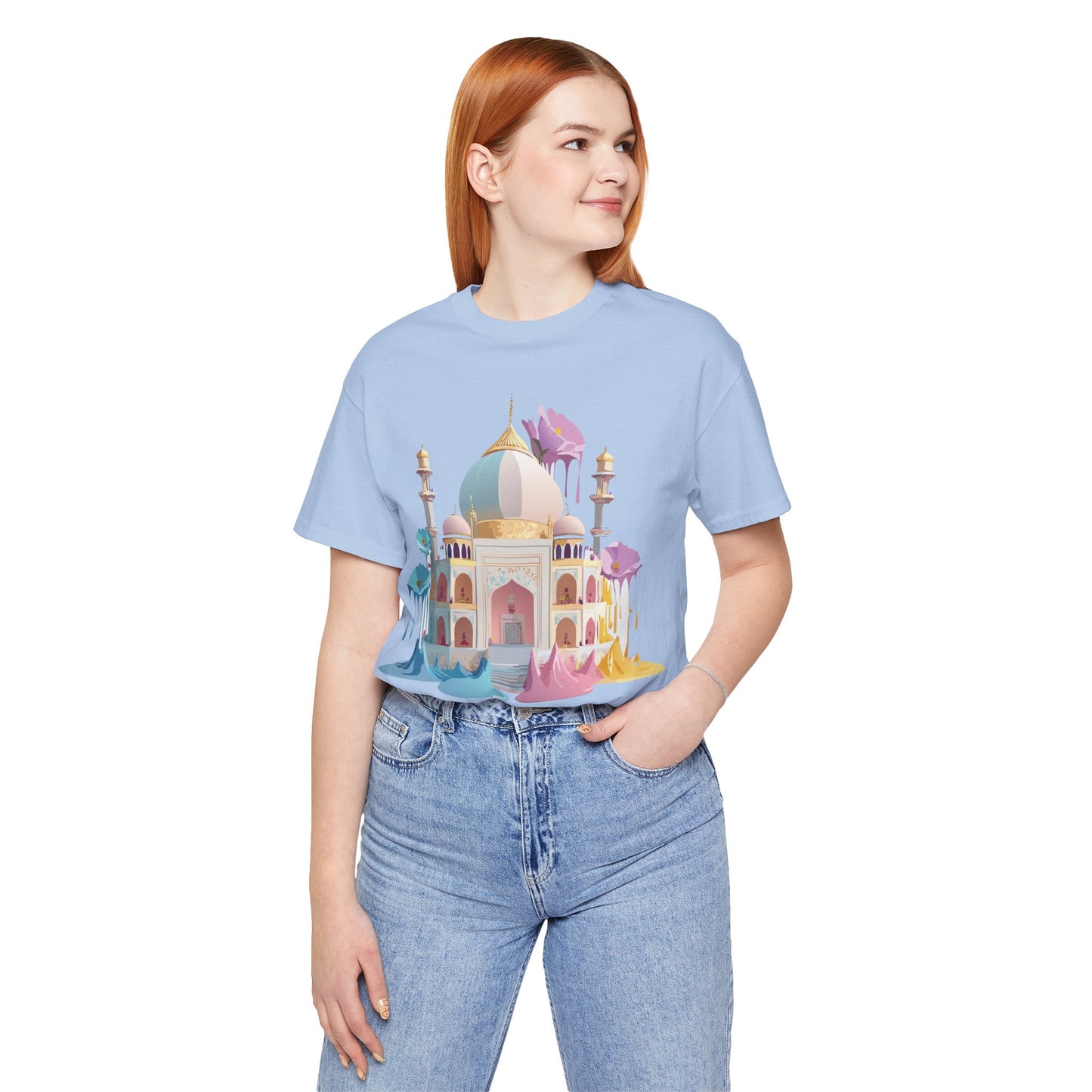 Natural Cotton Tee Shirt - Bukhara, Uzbekistan Printify